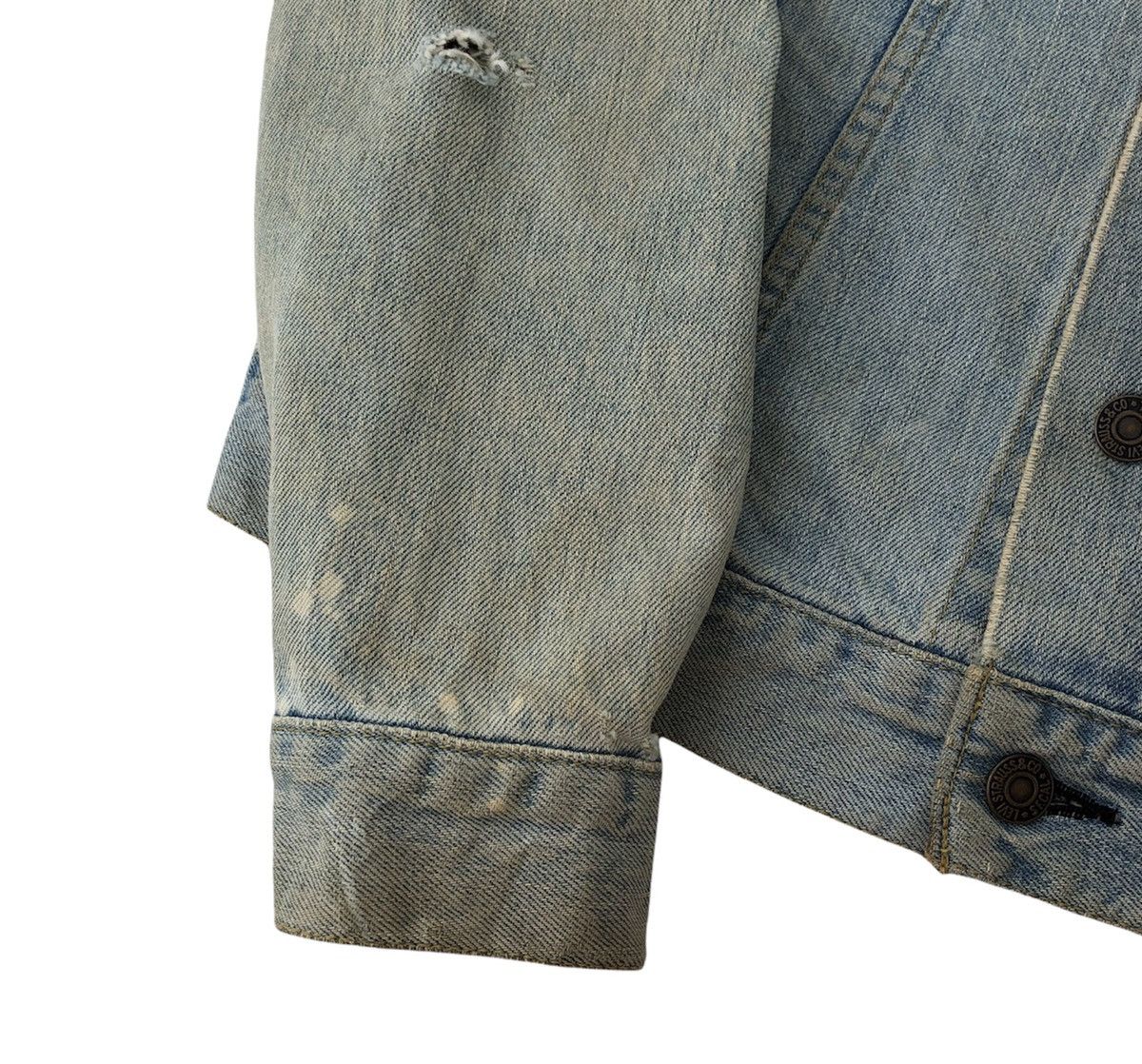 Levi's Vintage 90s LEVIS BIG E Distressed Trucker Jacket Size US M / EU 48-50 / 2 - 6 Thumbnail
