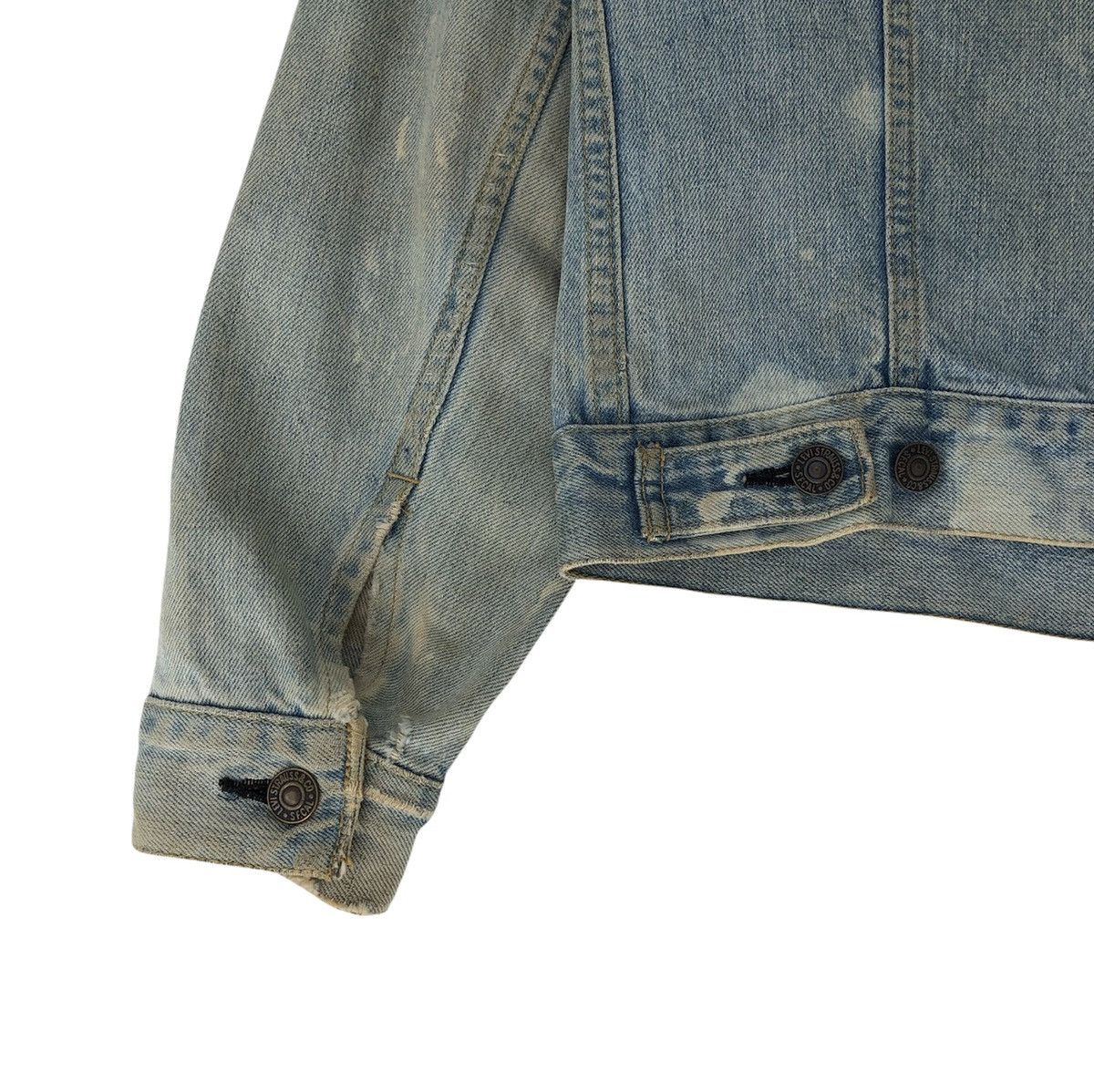 Levi's Vintage 90s LEVIS BIG E Distressed Trucker Jacket Size US M / EU 48-50 / 2 - 10 Thumbnail