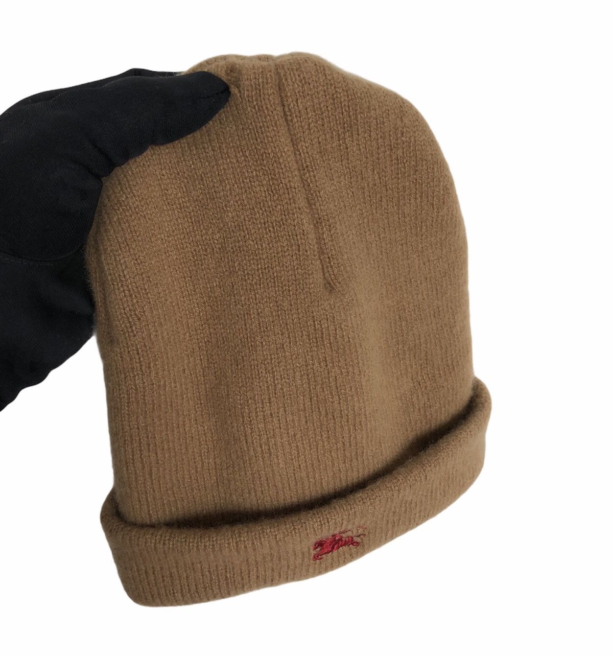 Vintage Burberry London Beanie Hat 100% Lambswool display picture 1