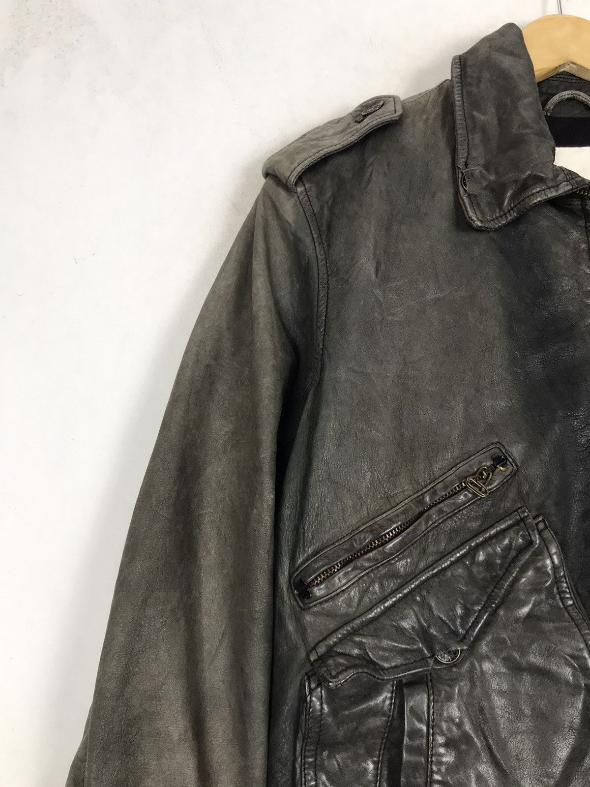 Diesel Diesel Biker Stylish Leather Jacket Size US S / EU 44-46 / 1 - 6 Thumbnail