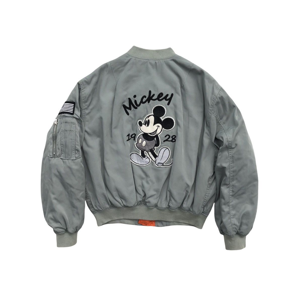 Mickey Mouse Vtg MickeyMouse Embroidery Logo Bomber Jacket Made in Korea Size US M / EU 48-50 / 2 - 1 Thumbnail