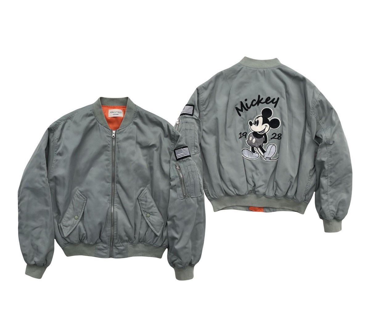 Mickey Mouse Vtg MickeyMouse Embroidery Logo Bomber Jacket Made in Korea Size US M / EU 48-50 / 2 - 16 Thumbnail