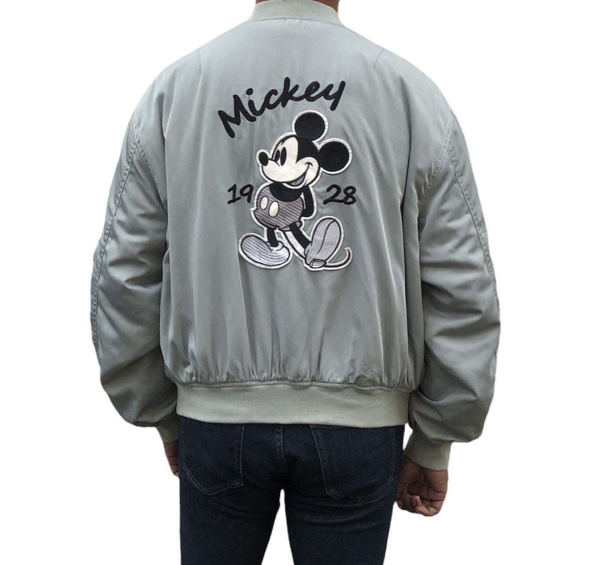 Mickey Mouse Vtg MickeyMouse Embroidery Logo Bomber Jacket Made in Korea Size US M / EU 48-50 / 2 - 3 Thumbnail