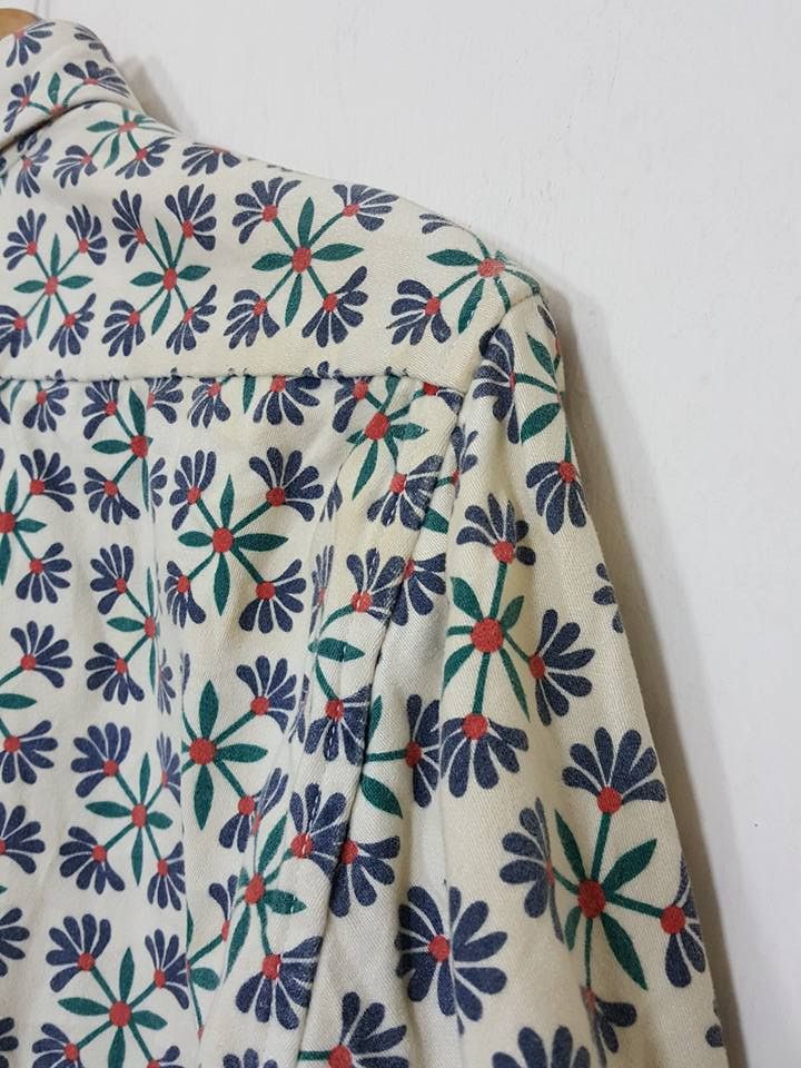 Reyn Spooner Reyn Spooner Floral Abstract Button Down Longsleeve Shirt Size US S / EU 44-46 / 1 - 10 Thumbnail