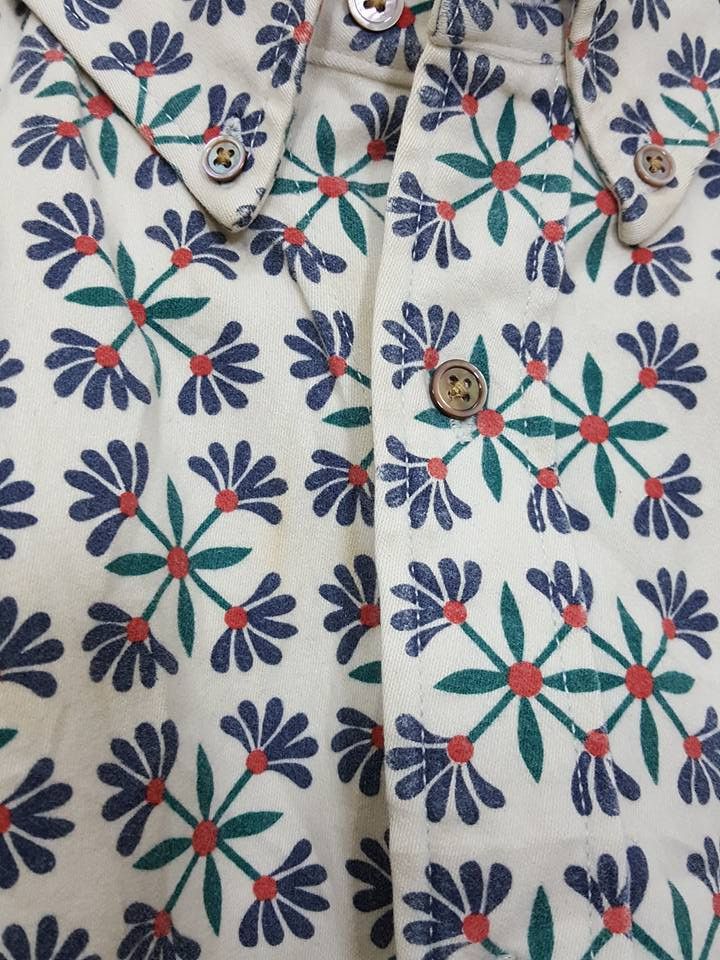 Reyn Spooner Reyn Spooner Floral Abstract Button Down Longsleeve Shirt Size US S / EU 44-46 / 1 - 8 Thumbnail