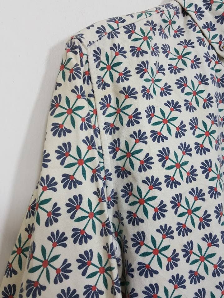 Reyn Spooner Reyn Spooner Floral Abstract Button Down Longsleeve Shirt Size US S / EU 44-46 / 1 - 9 Thumbnail