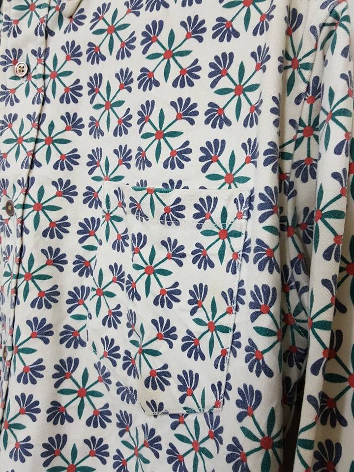 Reyn Spooner Reyn Spooner Floral Abstract Button Down Longsleeve Shirt Size US S / EU 44-46 / 1 - 5 Thumbnail