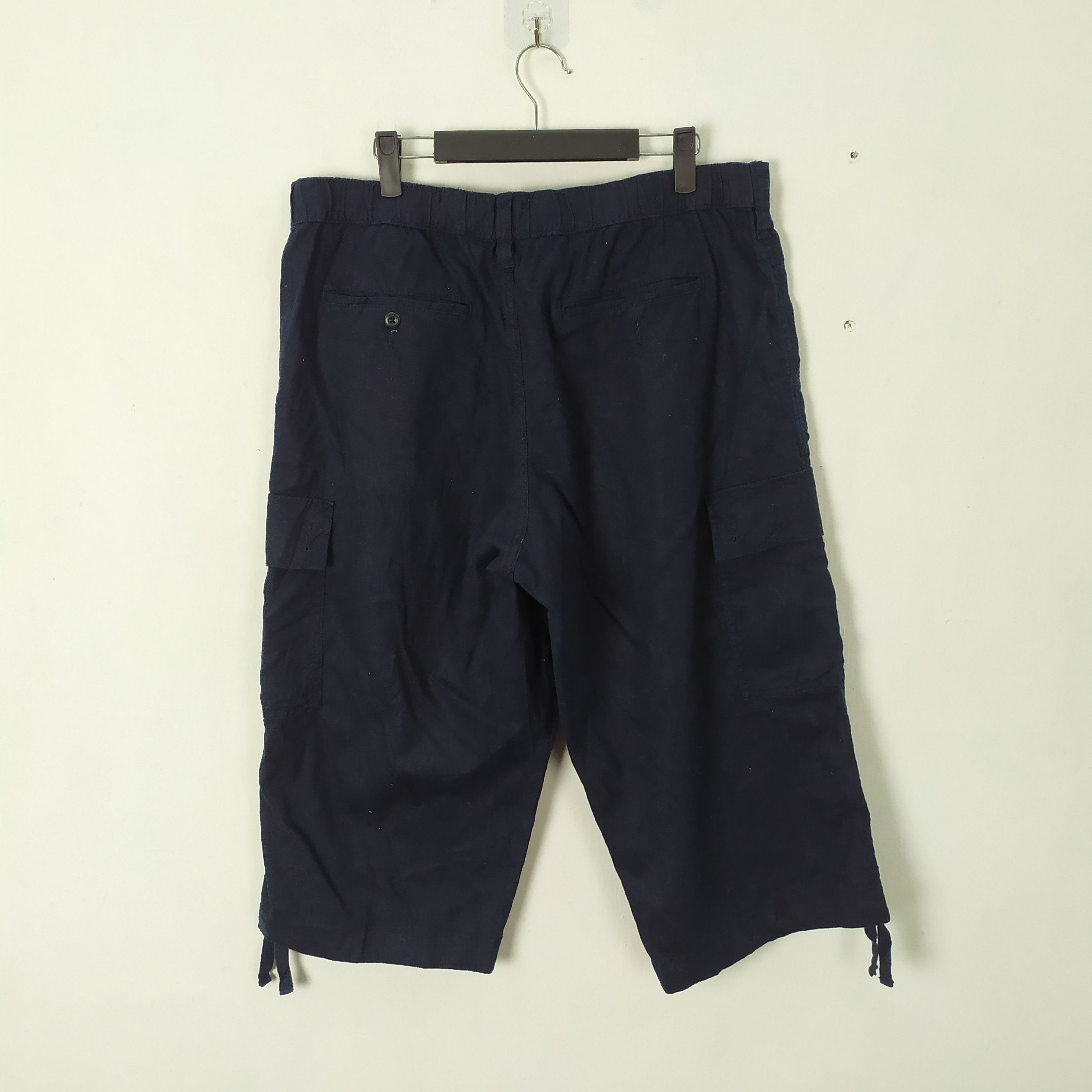 Japanese Brand Japanese Brand Blue Black Short Cargo Pants Multipocket Size US 36 / EU 52 - 5 Thumbnail