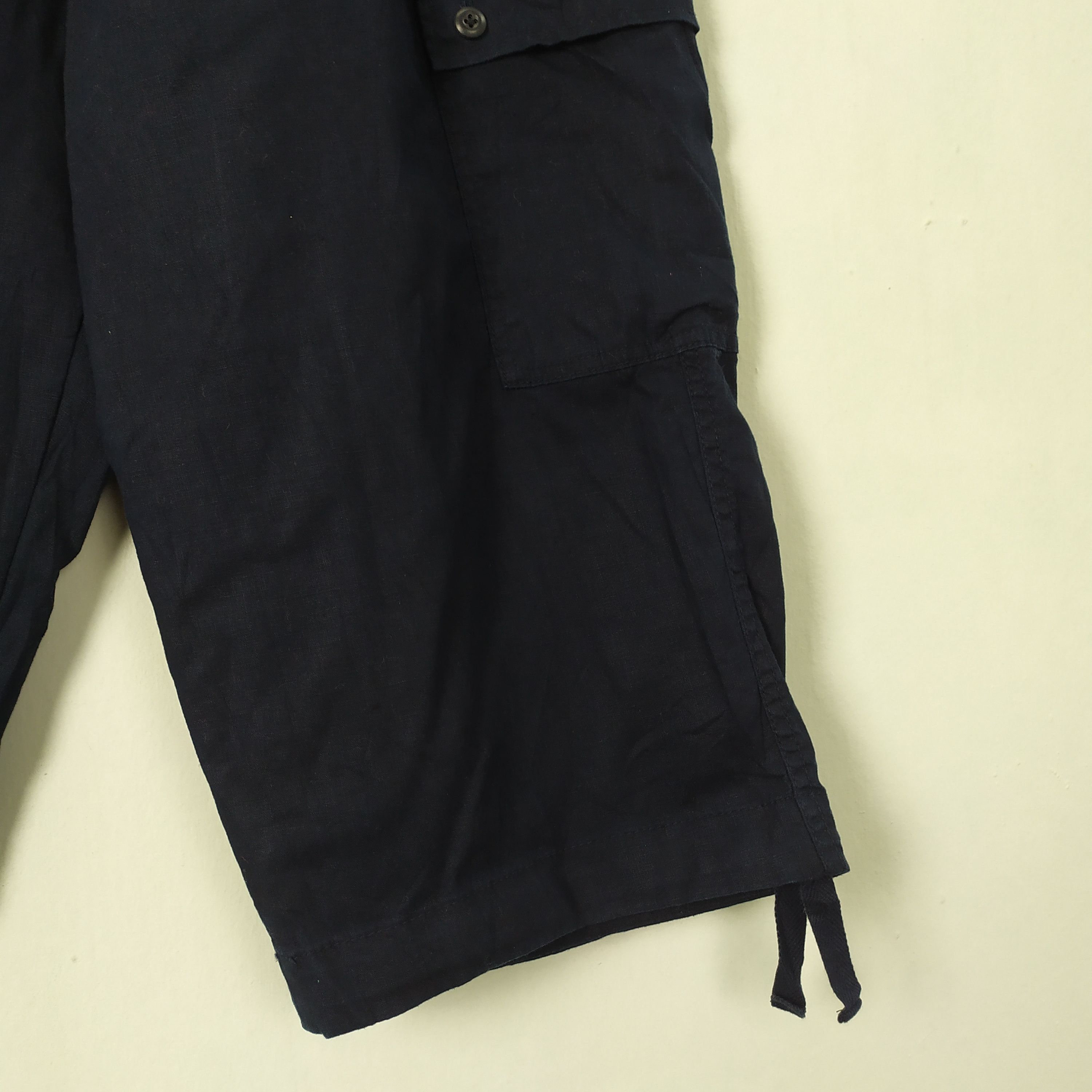 Japanese Brand Japanese Brand Blue Black Short Cargo Pants Multipocket Size US 36 / EU 52 - 7 Thumbnail
