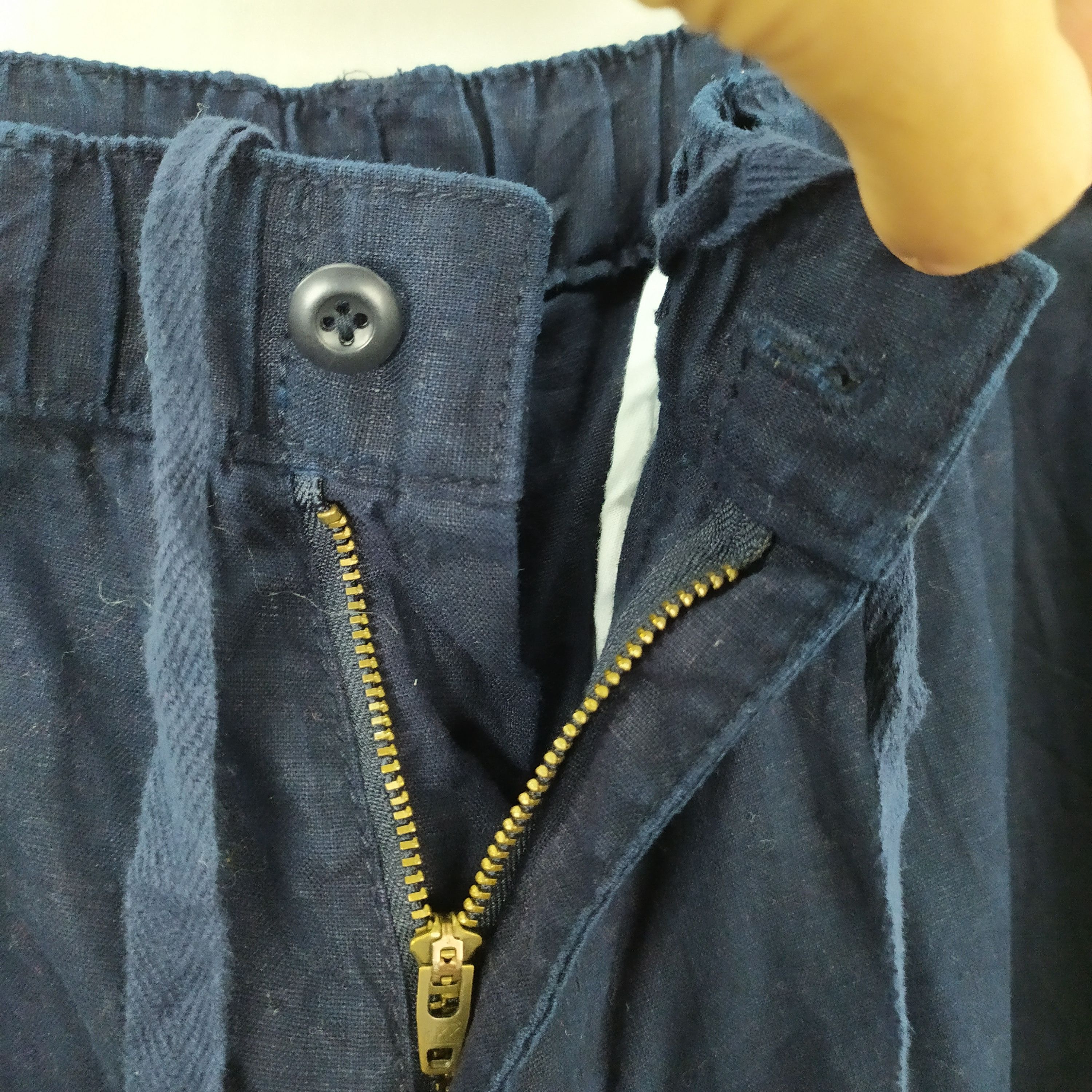 Japanese Brand Japanese Brand Blue Black Short Cargo Pants Multipocket Size US 36 / EU 52 - 3 Thumbnail