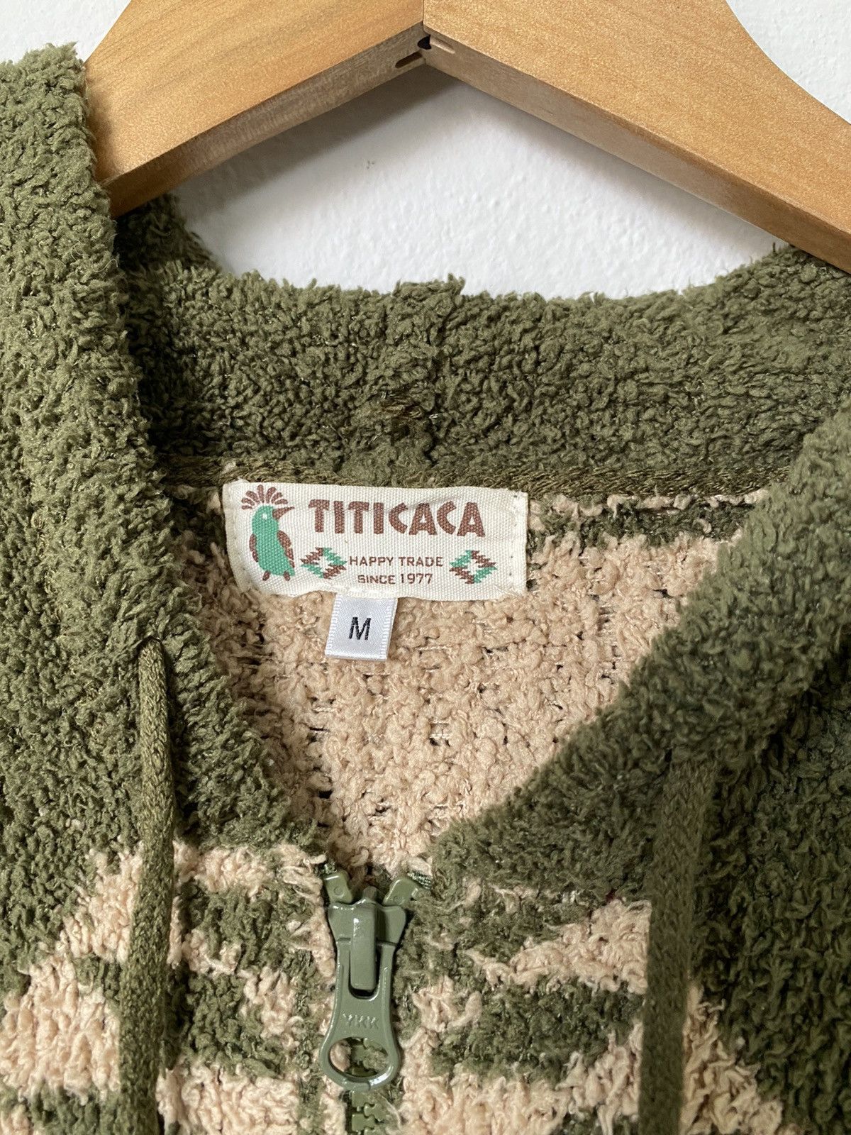 Japanese Brand printed fleece zipper hoodie american native abstract Size US M / EU 48-50 / 2 - 4 Thumbnail