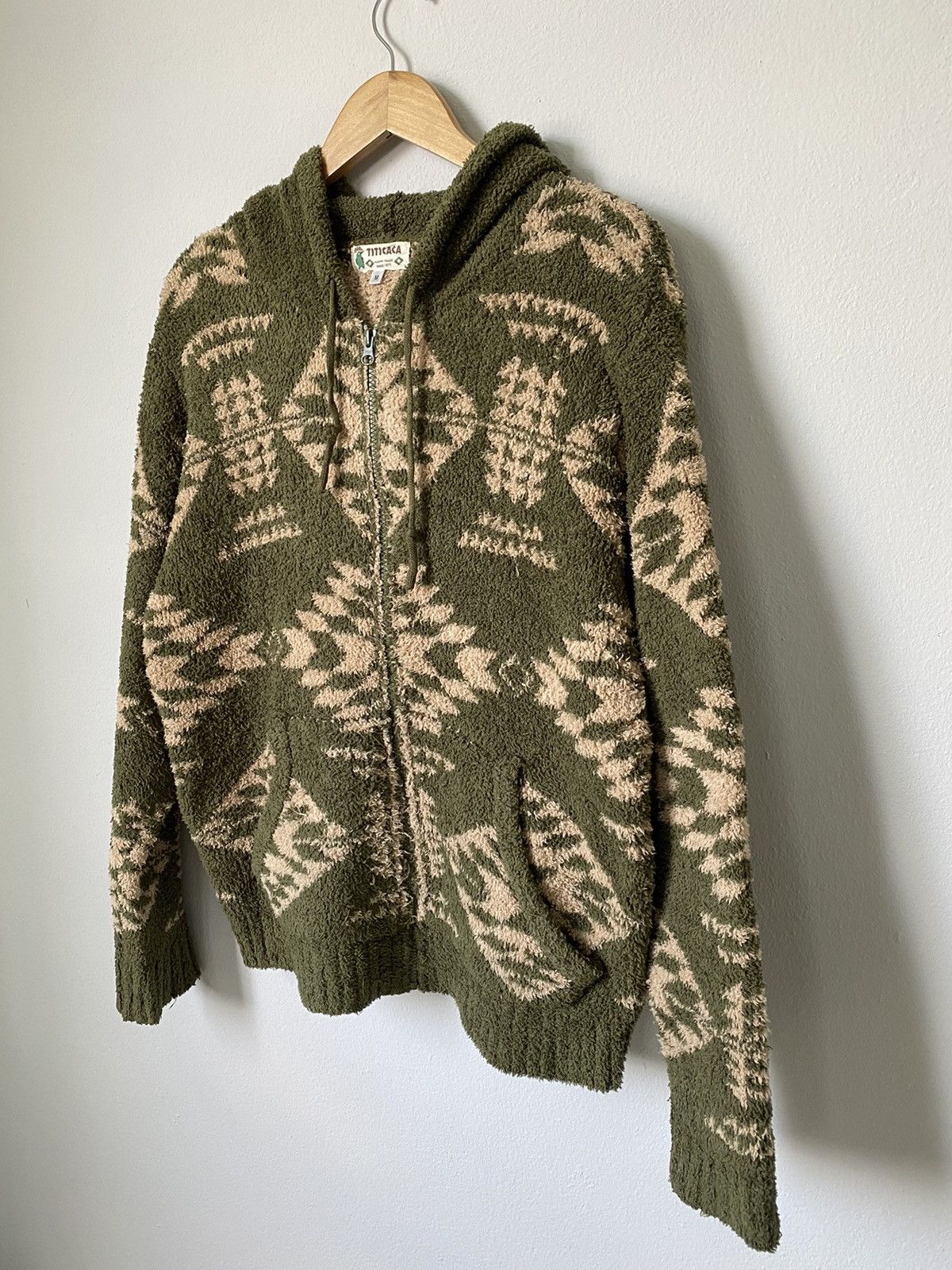 Japanese Brand printed fleece zipper hoodie american native abstract Size US M / EU 48-50 / 2 - 3 Thumbnail