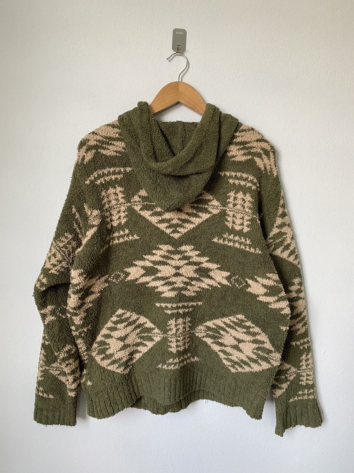 Japanese Brand printed fleece zipper hoodie american native abstract Size US M / EU 48-50 / 2 - 6 Thumbnail