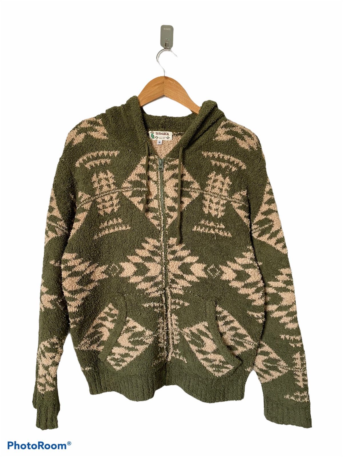 Japanese Brand printed fleece zipper hoodie american native abstract Size US M / EU 48-50 / 2 - 1 Thumbnail