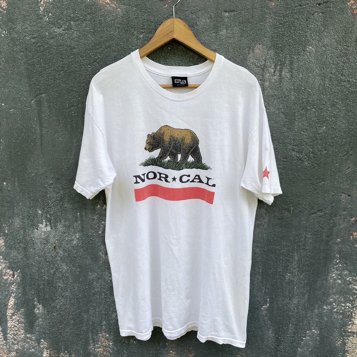 Santa Cruz Skateboards Thrashed Vintage Y2K NHS Nor Cal Skateboard ERD GRUNGE TEE Size US L / EU 52-54 / 3 - 1 Thumbnail