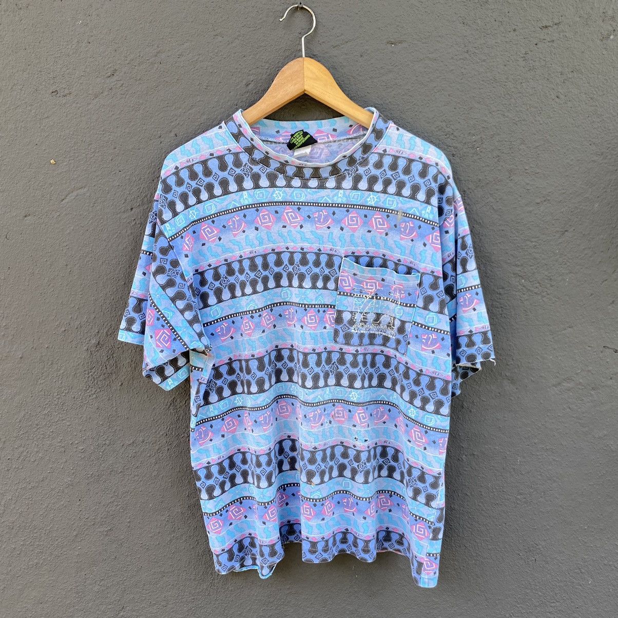 Vintage Thrashed Vintage 90s Momentum Full Speed Surf ERD GRUNGE TEE Size US L / EU 52-54 / 3 - 1 Thumbnail