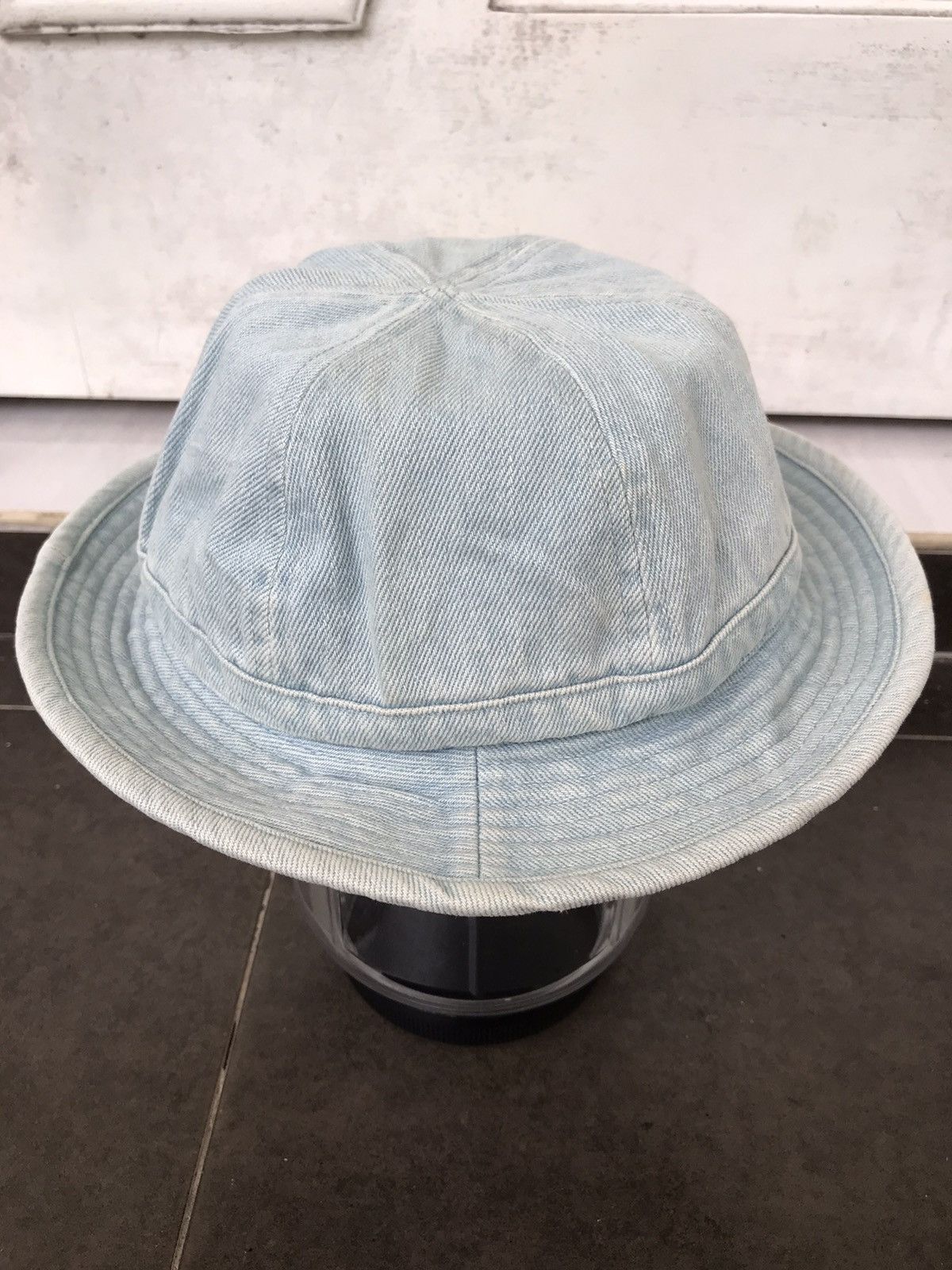 Japanese Brand Ehypen world gallery Japan Peace Series Denim Bucket Hat Size ONE SIZE - 5 Thumbnail