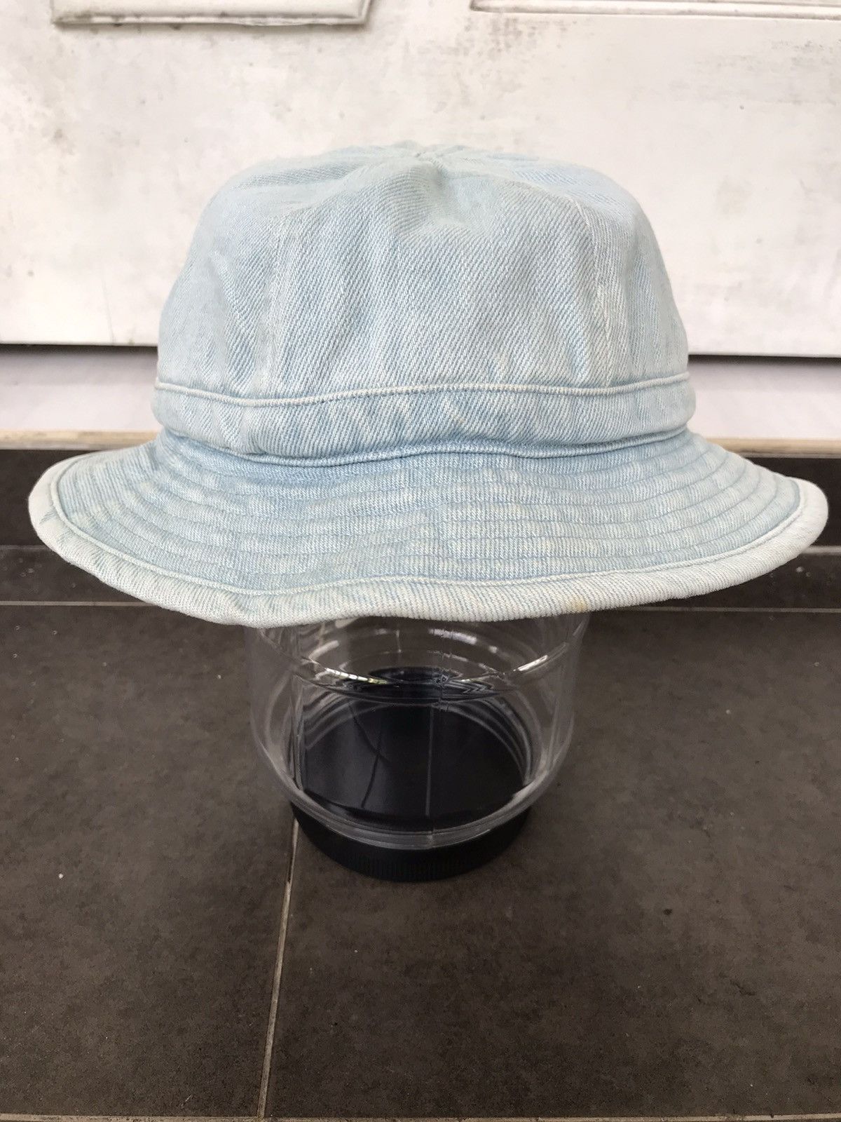Japanese Brand Ehypen world gallery Japan Peace Series Denim Bucket Hat Size ONE SIZE - 1 Thumbnail