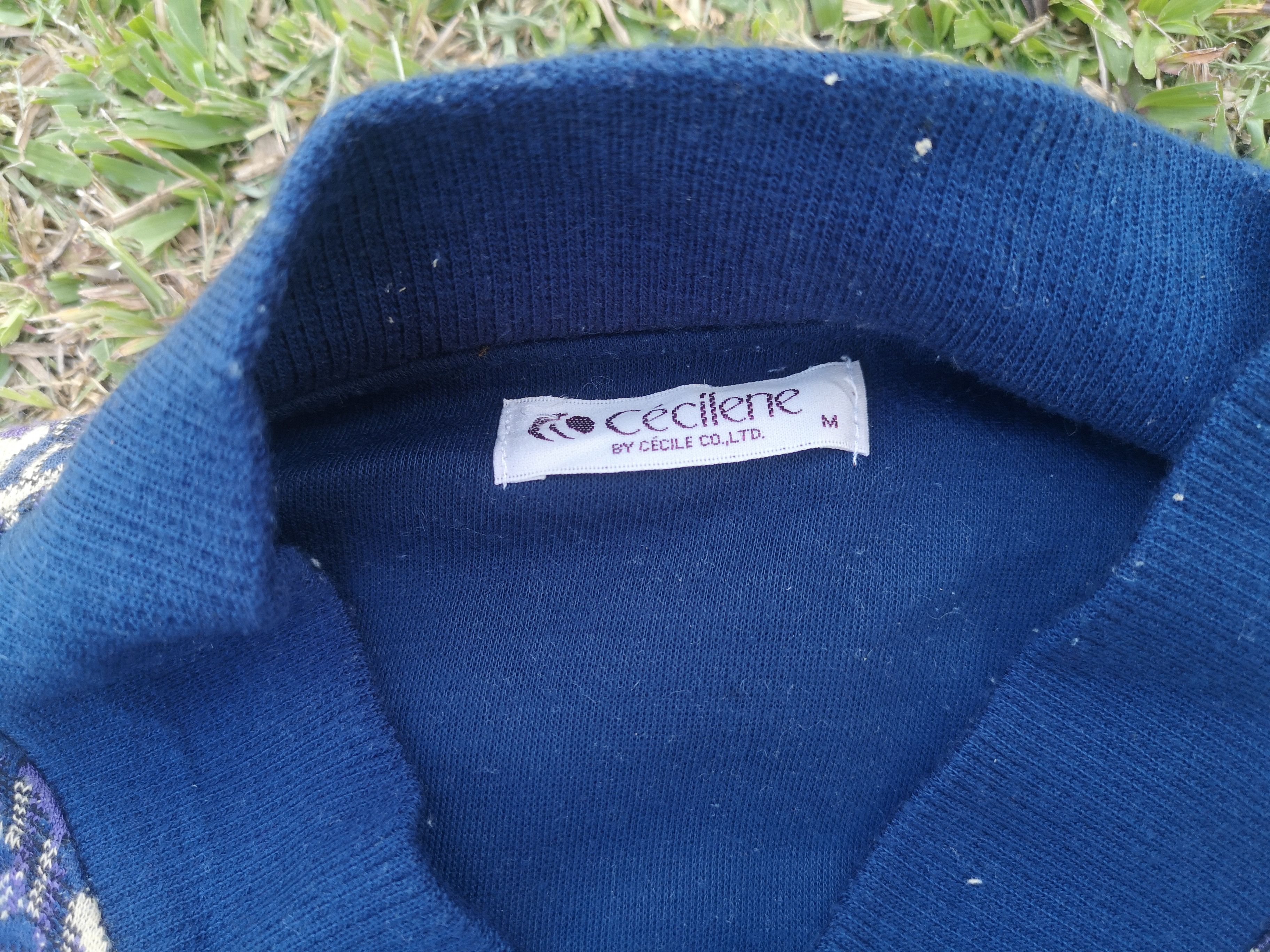 Vintage Cecilene Button sweatshirt japanese brand Size US M / EU 48-50 / 2 - 10 Thumbnail