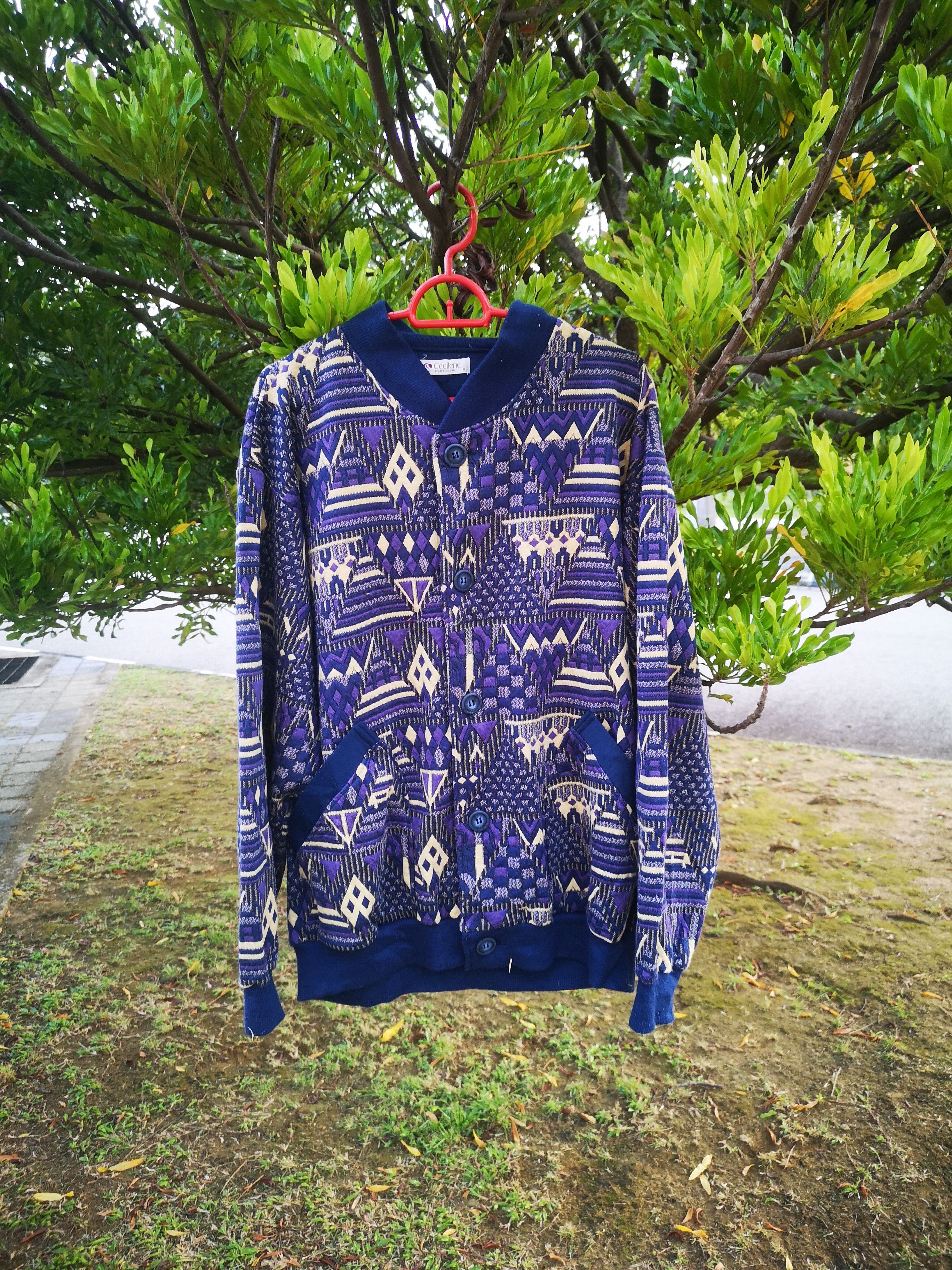 Vintage Cecilene Button sweatshirt japanese brand Size US M / EU 48-50 / 2 - 1 Thumbnail