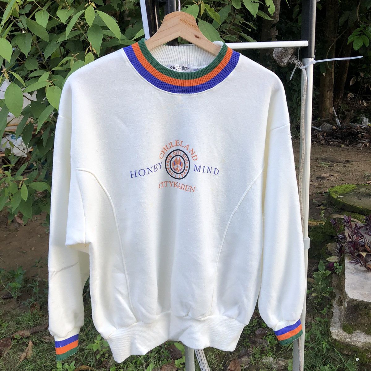 Japanese Brand VTG CECILENE SWEATSHIRT JACKET Size US L / EU 52-54 / 3 - 1 Thumbnail