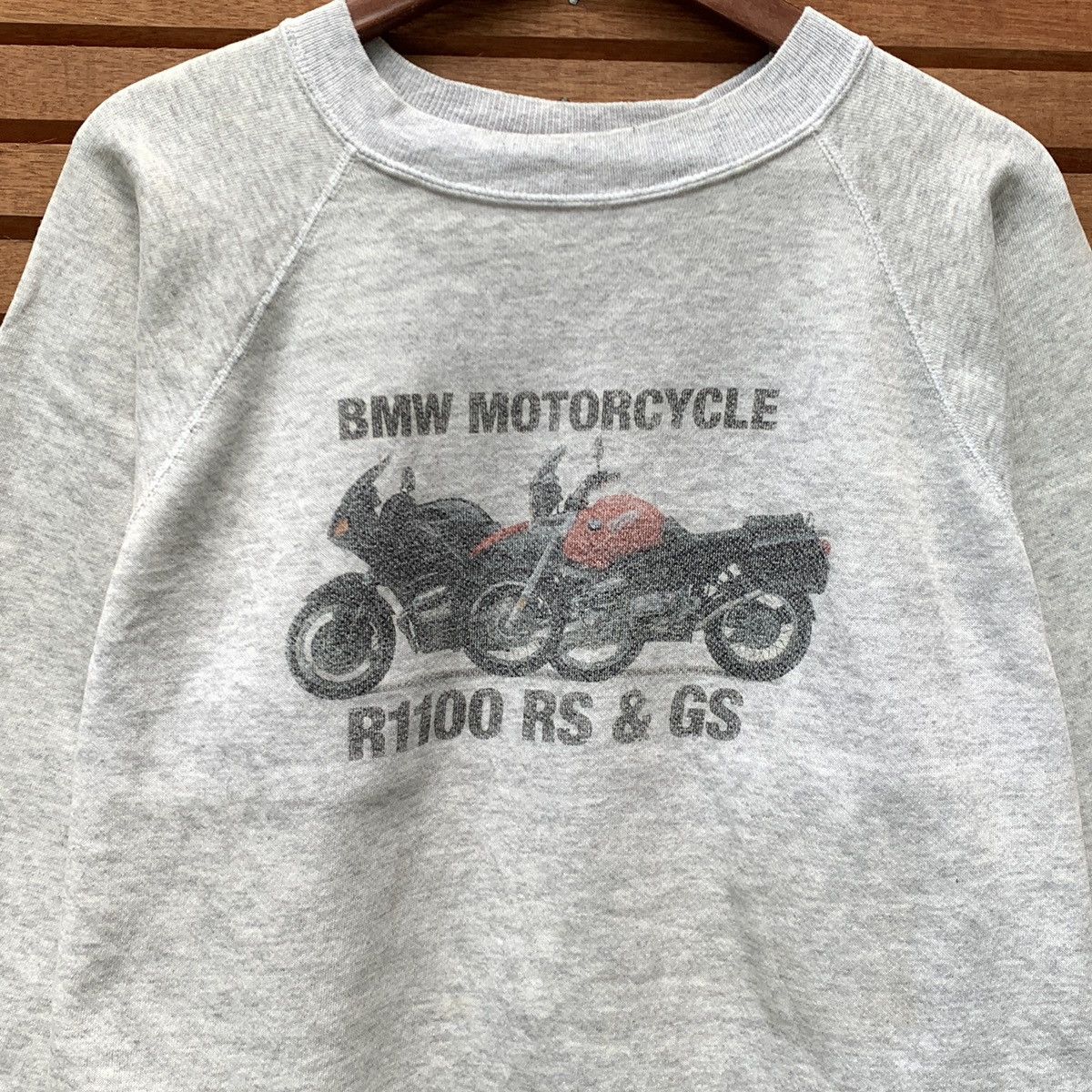 BMW × Vintage Rare! Vintage 90s BMW Motorcycle R1100 RS & GS Sweatshirt Size US M / EU 48-50 / 2 - 4 Thumbnail