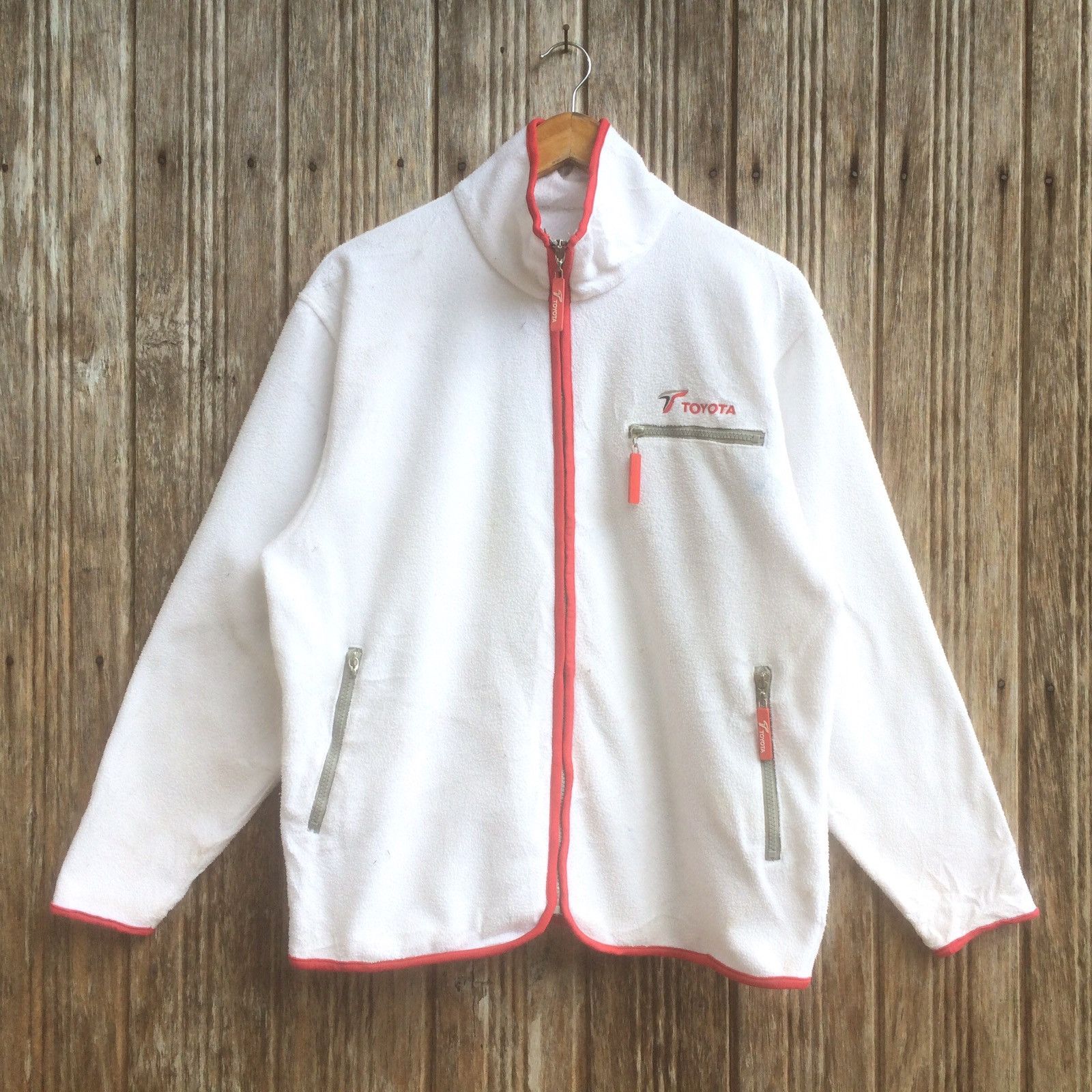 Japanese Brand Vintage Toyota Sweater Fullzipper Toyota Motorsport Racing Size US M / EU 48-50 / 2 - 1 Thumbnail