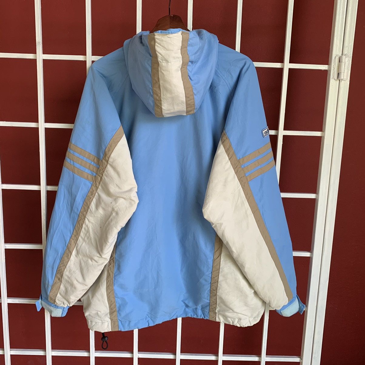 Adidas Vintage 1990s Adidas hoodie Jacket Size US L / EU 52-54 / 3 - 4 Thumbnail