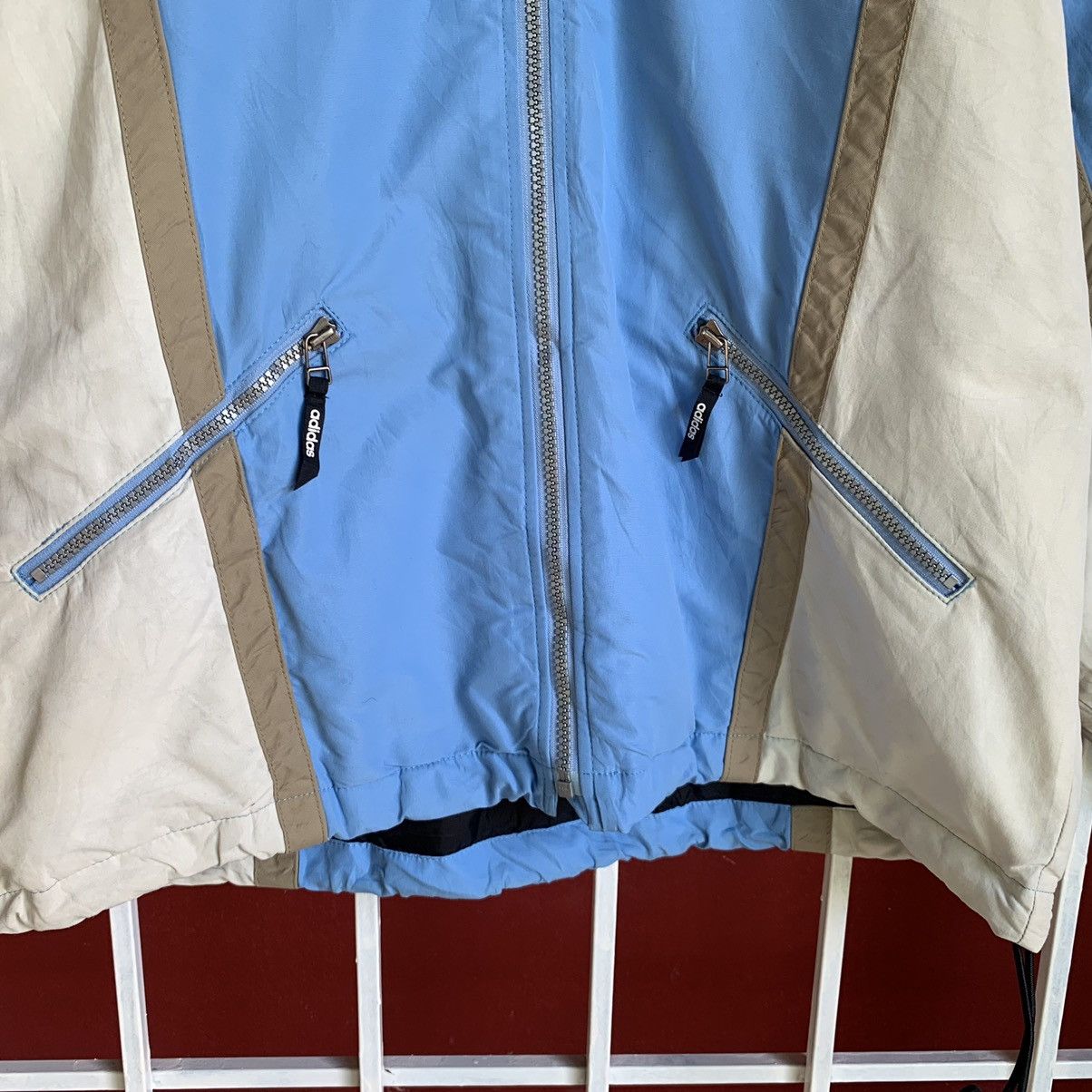 Adidas Vintage 1990s Adidas hoodie Jacket Size US L / EU 52-54 / 3 - 9 Thumbnail