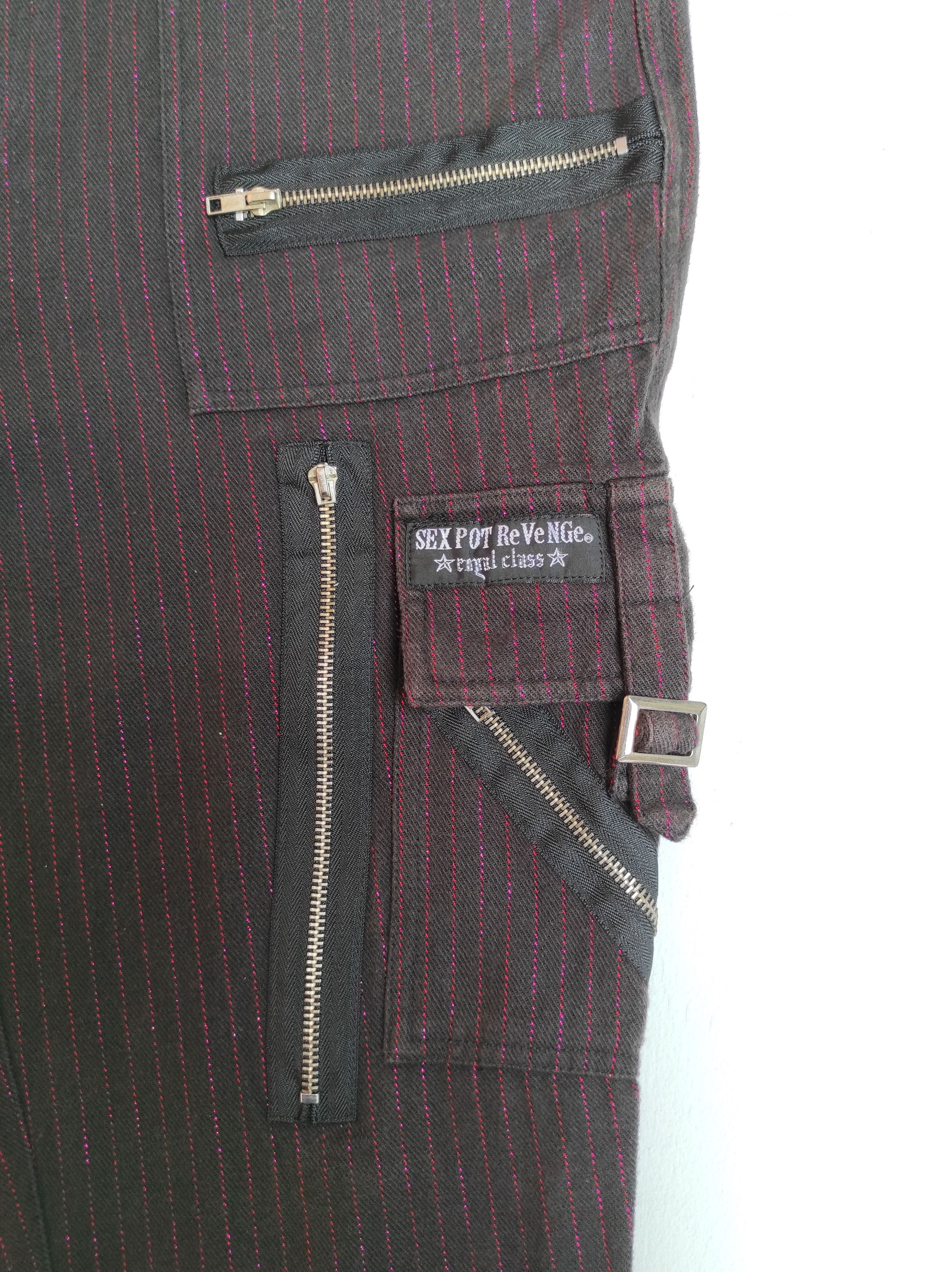 Le Grande Bleu (L.G.B.) Sex Pot Revenge Bondage Cargo Multipocket Pants Size US 30 / EU 46 - 4 Thumbnail