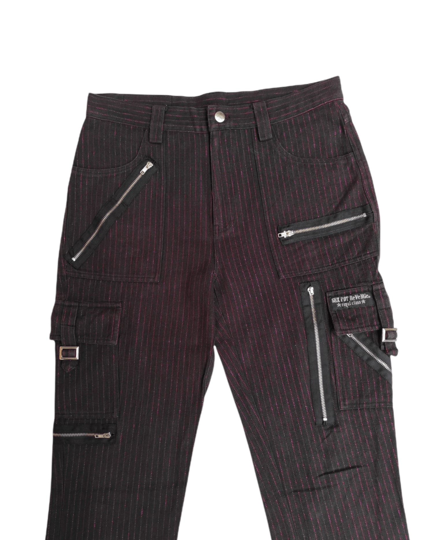 Le Grande Bleu (L.G.B.) Sex Pot Revenge Bondage Cargo Multipocket Pants Size US 30 / EU 46 - 1 Thumbnail