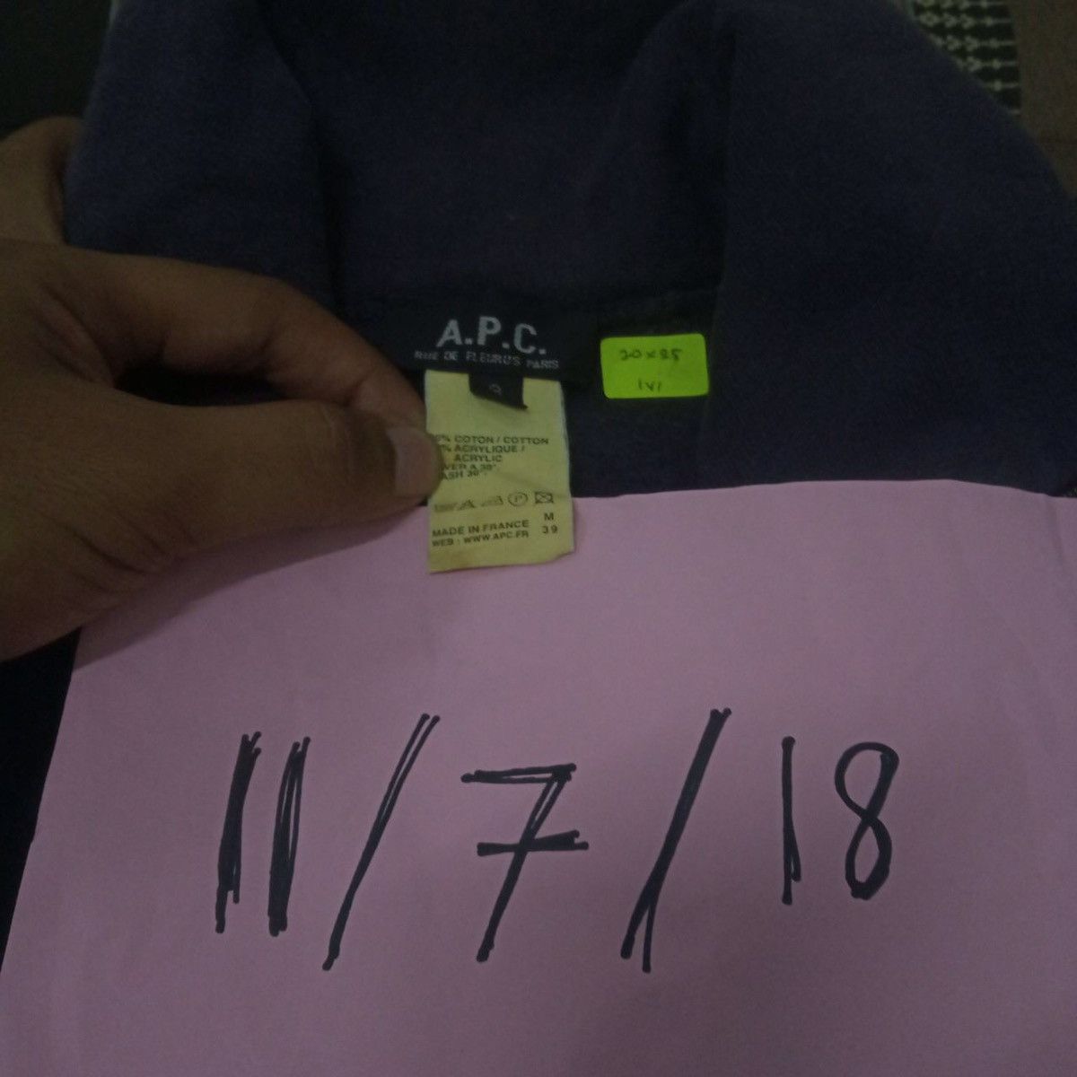 A.P.C. Vintage A.P.C Zipper Sweater Casual Fashion A.P.C Size US M / EU 48-50 / 2 - 4 Thumbnail