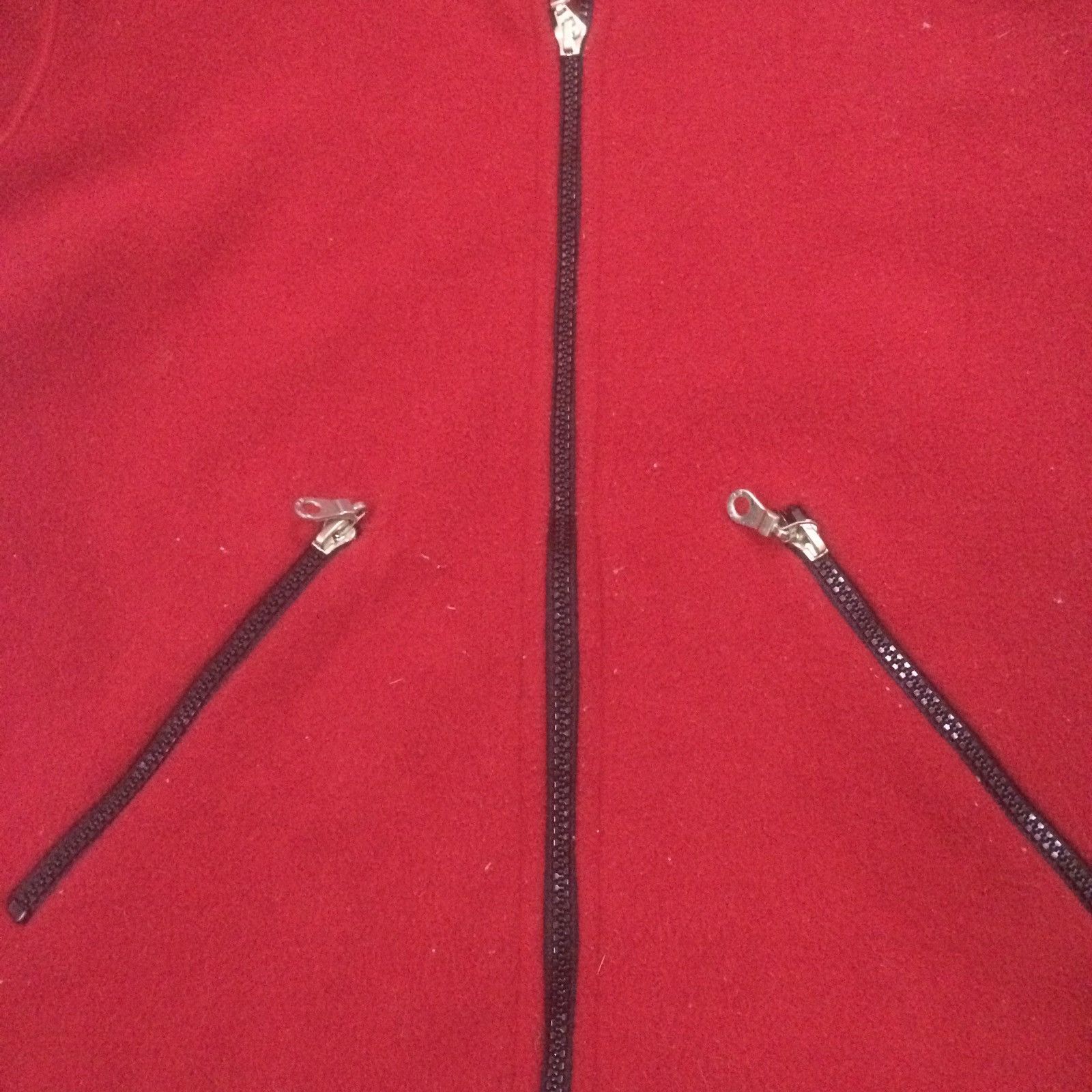 Guess Guess Jeans Red Sweater Jacket Fleece Size US S / EU 44-46 / 1 - 4 Thumbnail