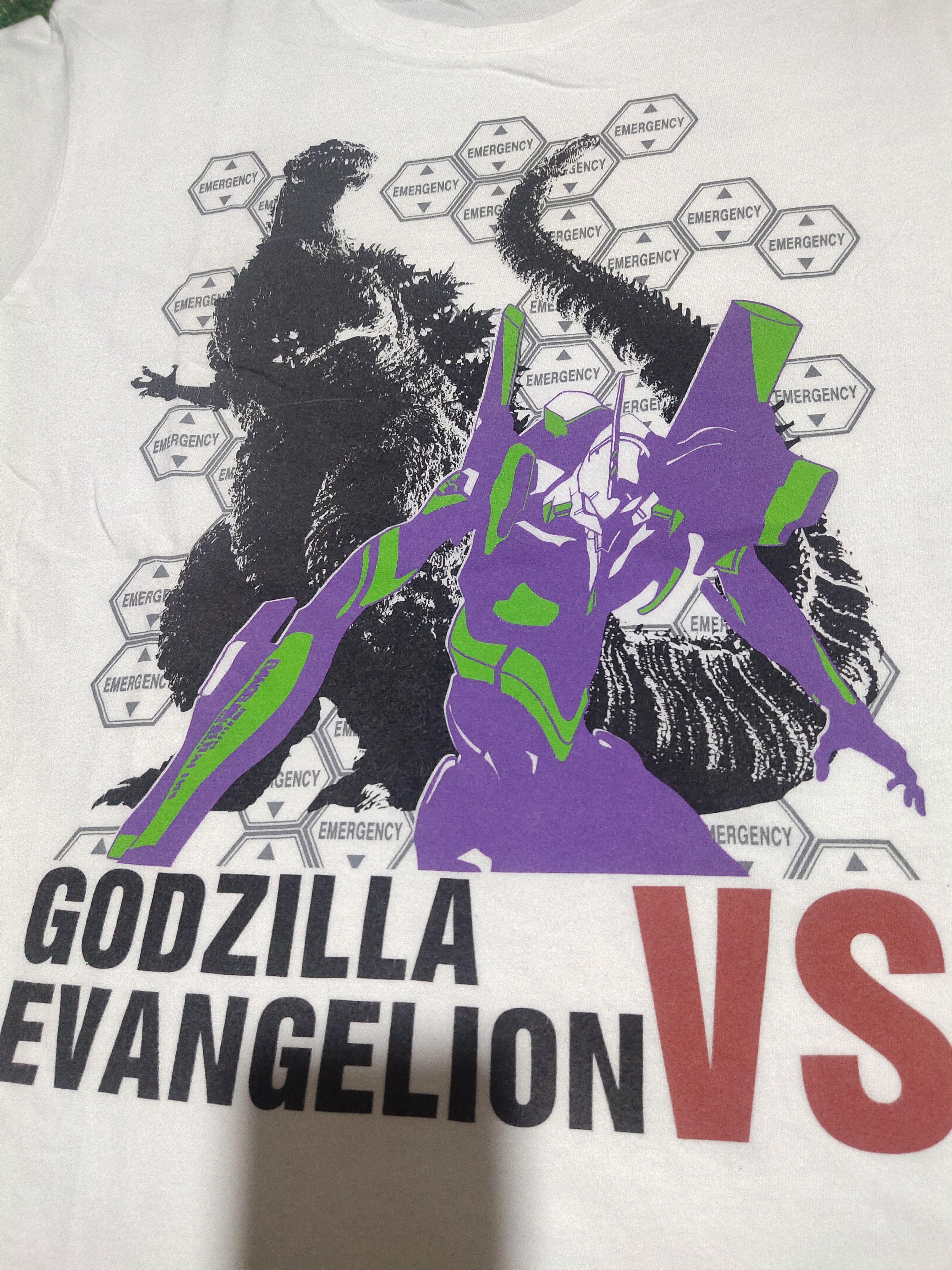Anime × Vintage VINTAGE ANIME EVANGELION VS GODZILLA MOVIE Size US M / EU 48-50 / 2 - 5 Thumbnail