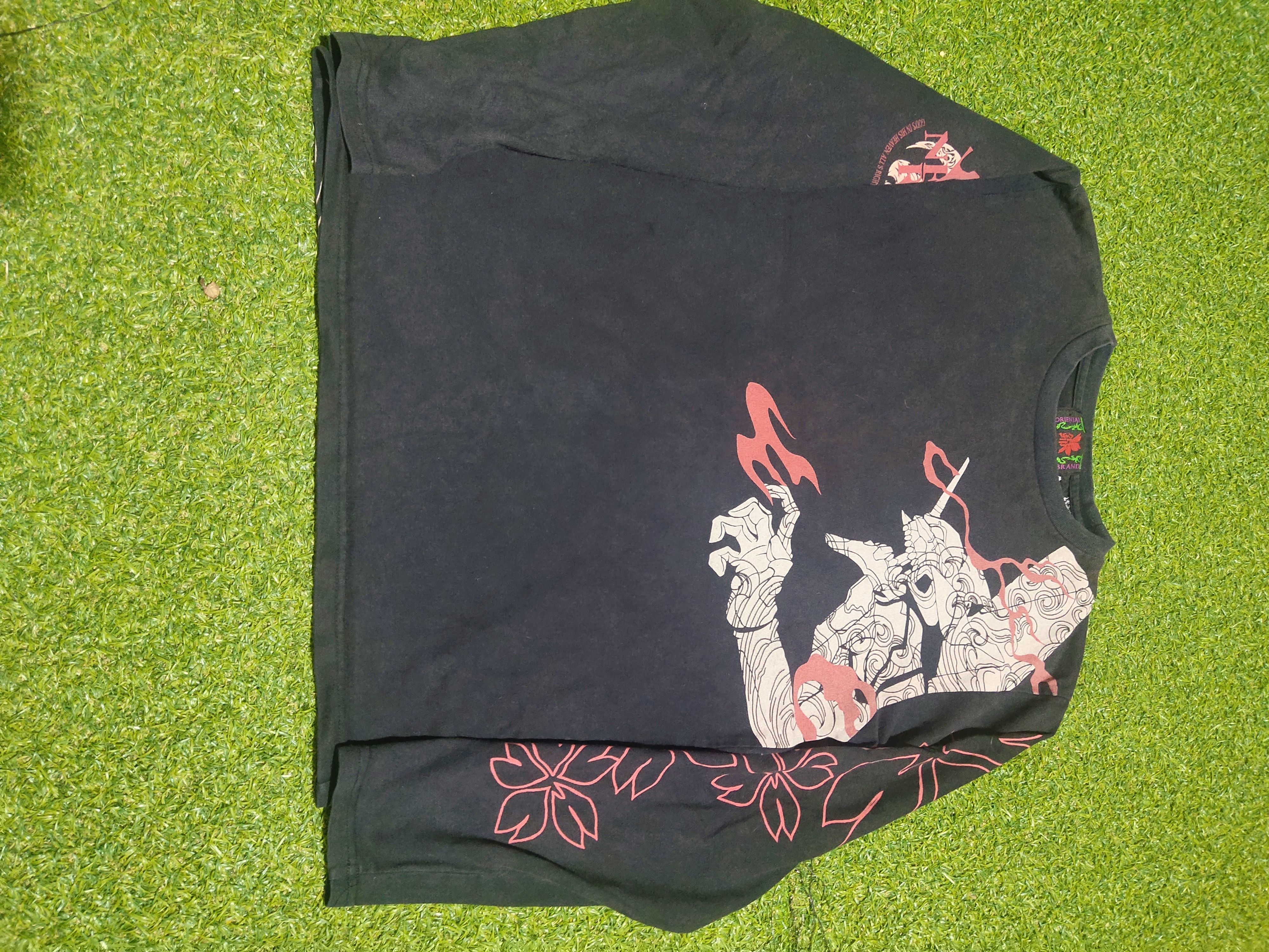 image of Anima x Movie Vintage Evangelion Anime Movie Sukajan in Black, Men's (Size Medium)