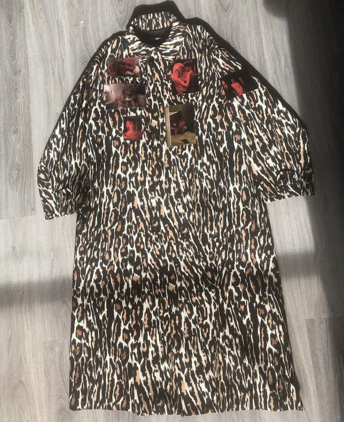 image of Raf Simons Animalier Aw19 Coat in Red, Men's (Size Large)
