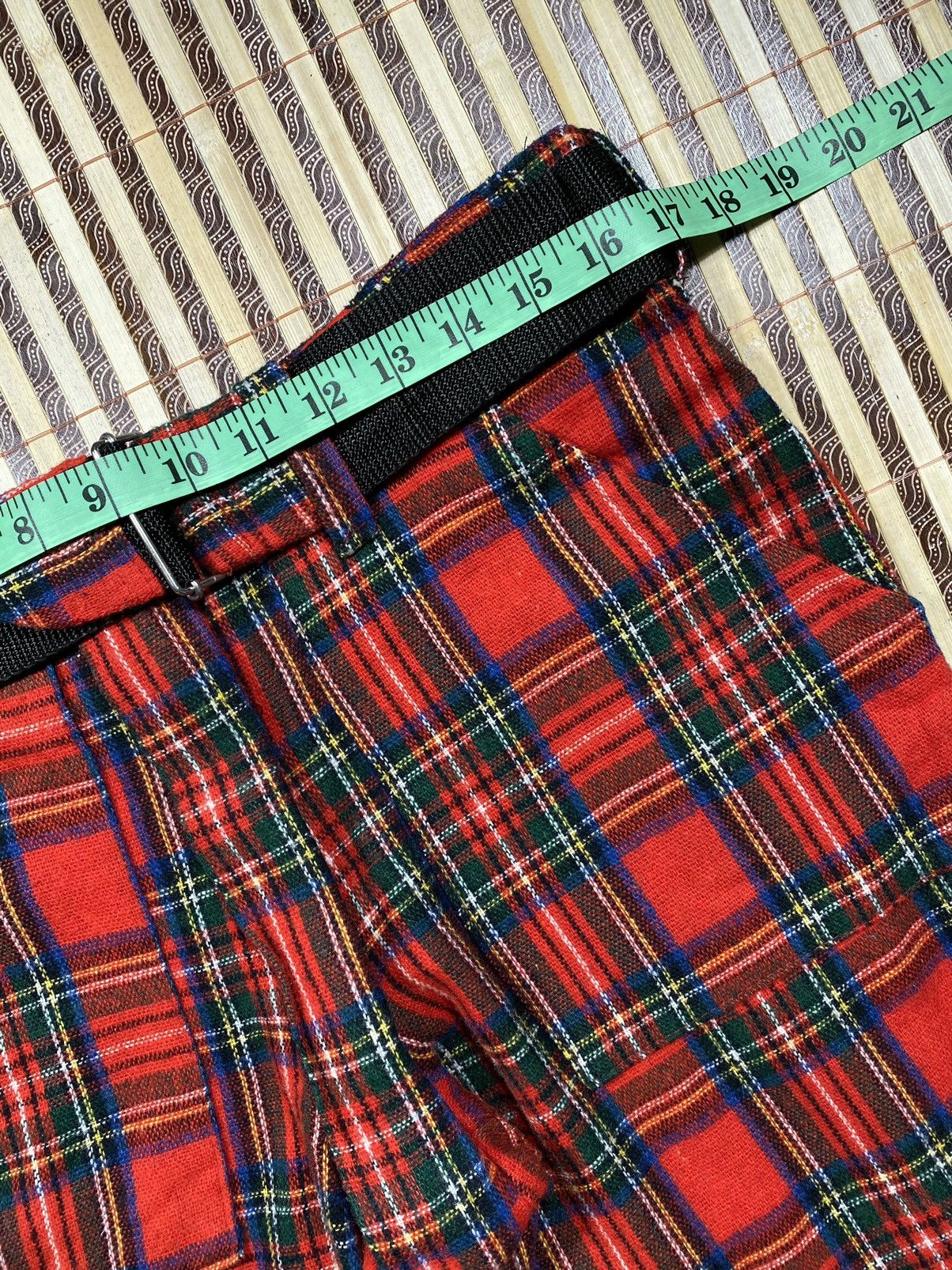 Boy London Vintage Bondage Scottish Red Tartan Pant By Boy London Size US 34 / EU 50 - 4 Thumbnail