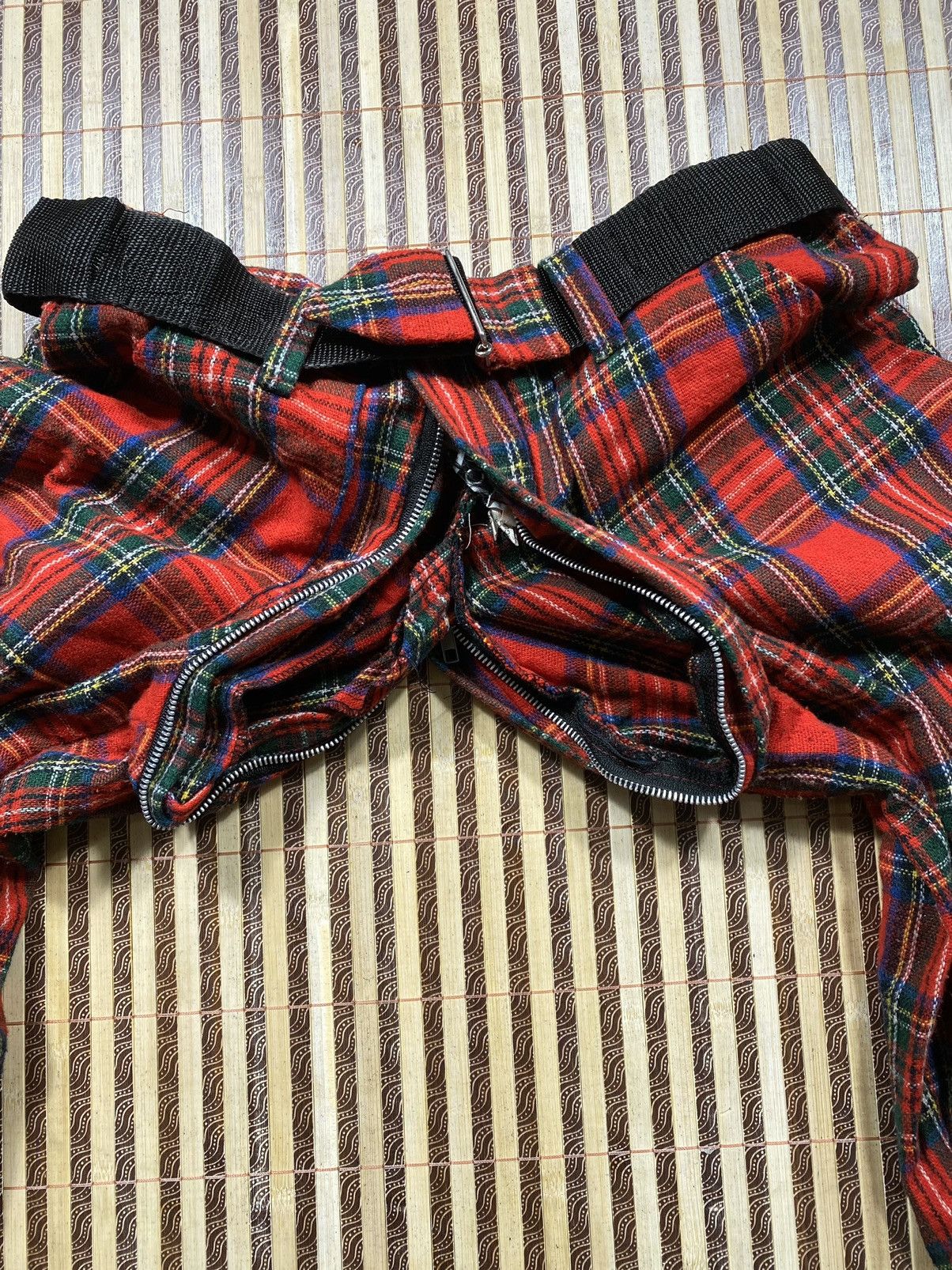 Boy London Vintage Bondage Scottish Red Tartan Pant By Boy London Size US 34 / EU 50 - 7 Thumbnail