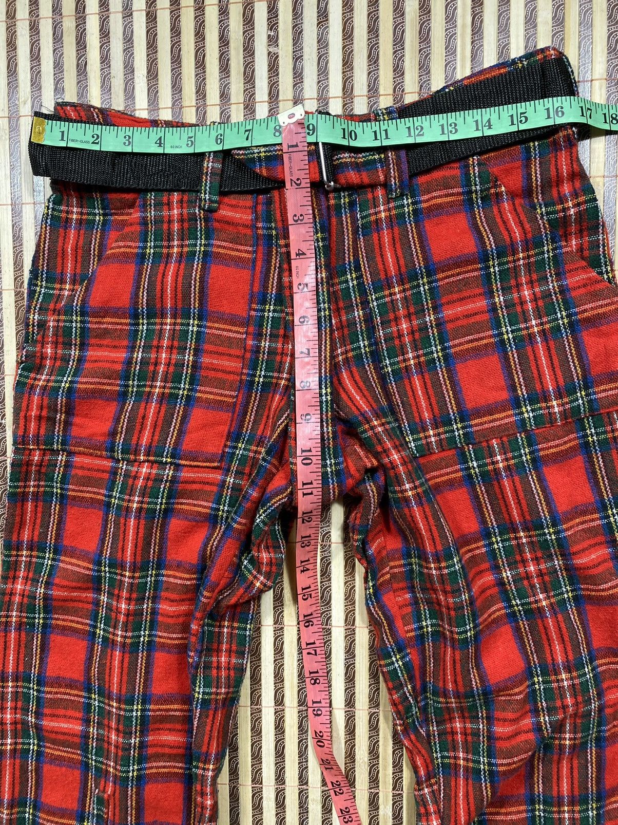 Boy London Vintage Bondage Scottish Red Tartan Pant By Boy London Size US 34 / EU 50 - 3 Thumbnail
