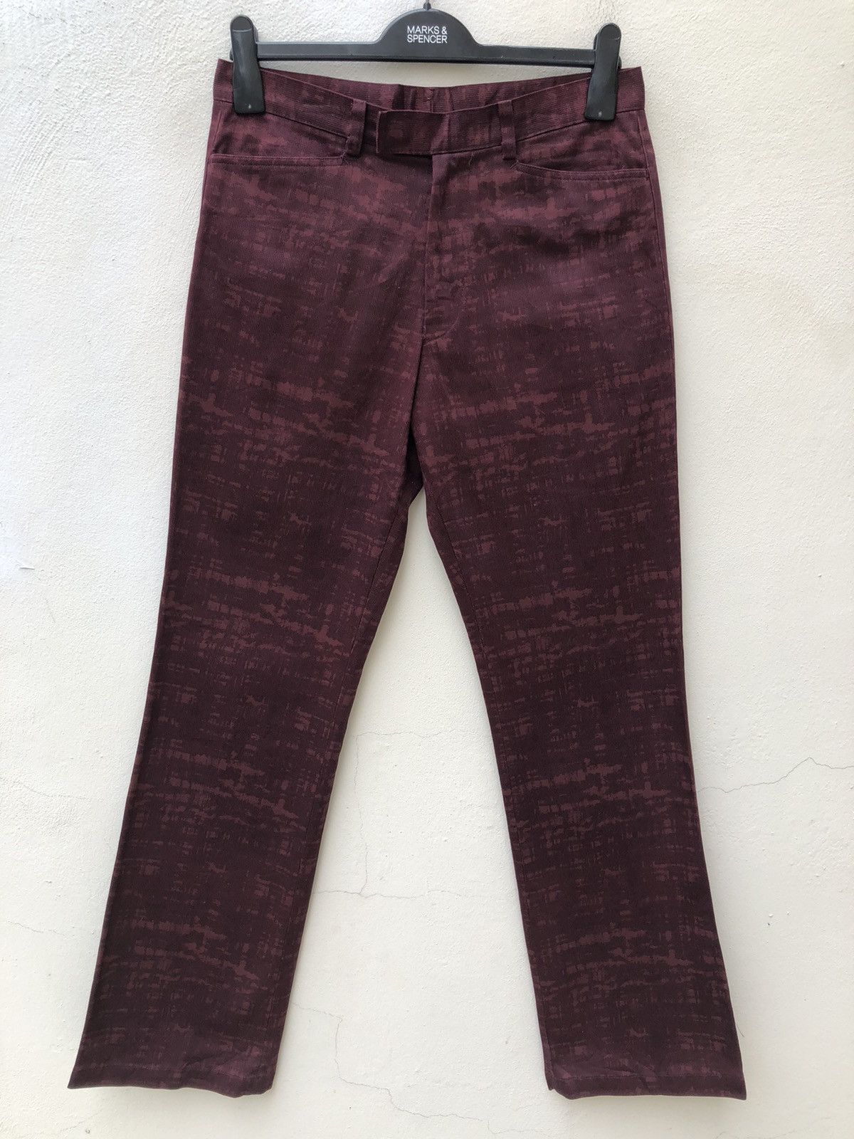 Tornado Mart Vintage Tonado Mart Japan Narrow Striped Flare Pant Size US 30 / EU 46 - 6 Thumbnail