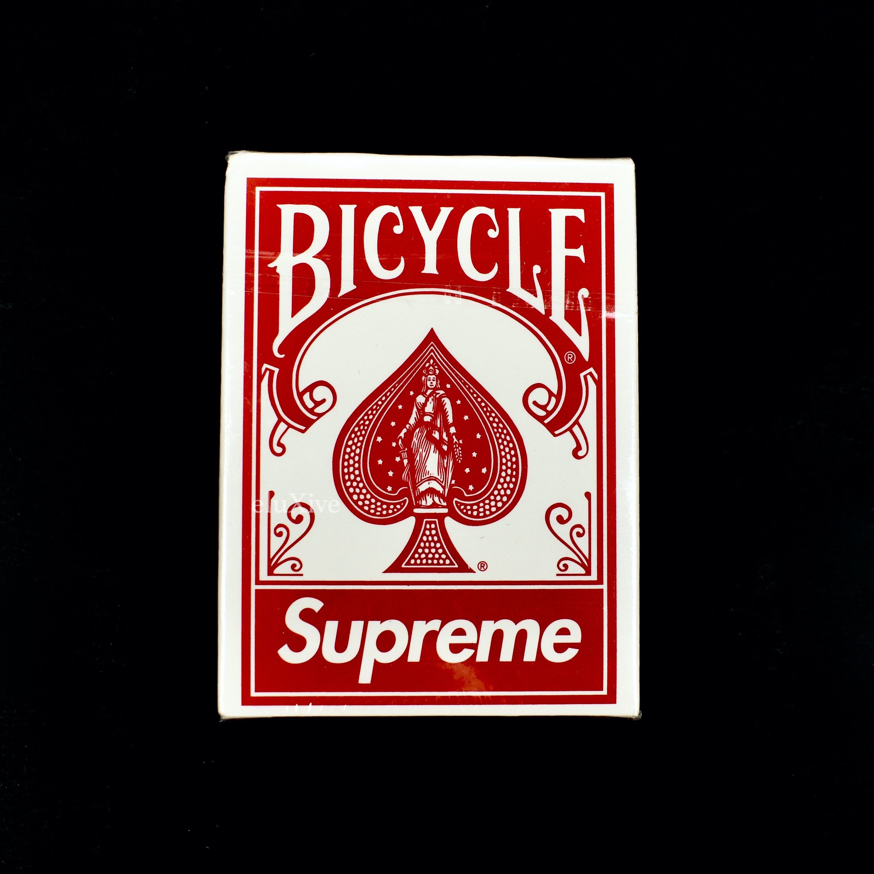 Supreme X Bicycle Clear Playing Cards Brand New Sealed. | eBay