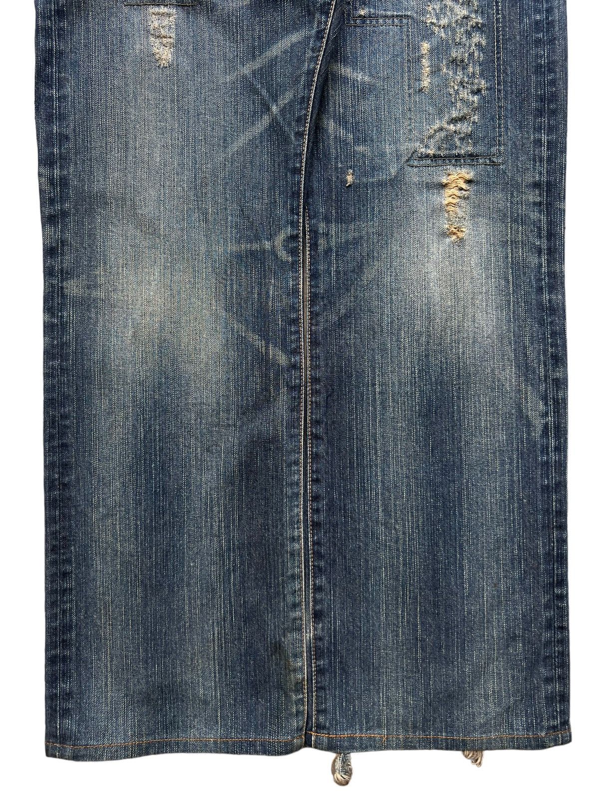 Edwin Vintage Edwin XV Jeans Patch Work Distressed Jeans 34x30 Size US 34 / EU 50 - 6 Thumbnail