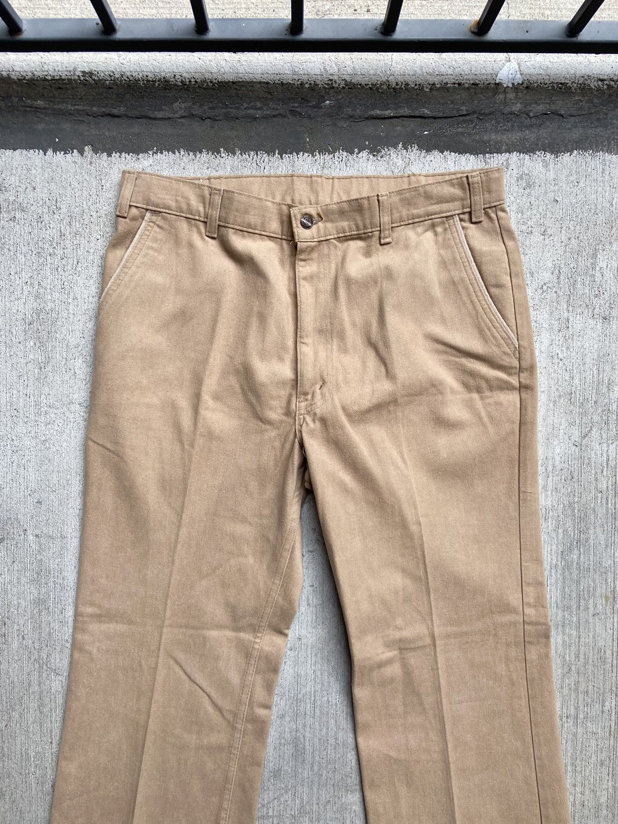 Levi's × Vintage Vintage 80’s Era Levi’s Brown Tab Boot Cut Flare Jeans Pants Size US 36 / EU 52 - 9 Thumbnail
