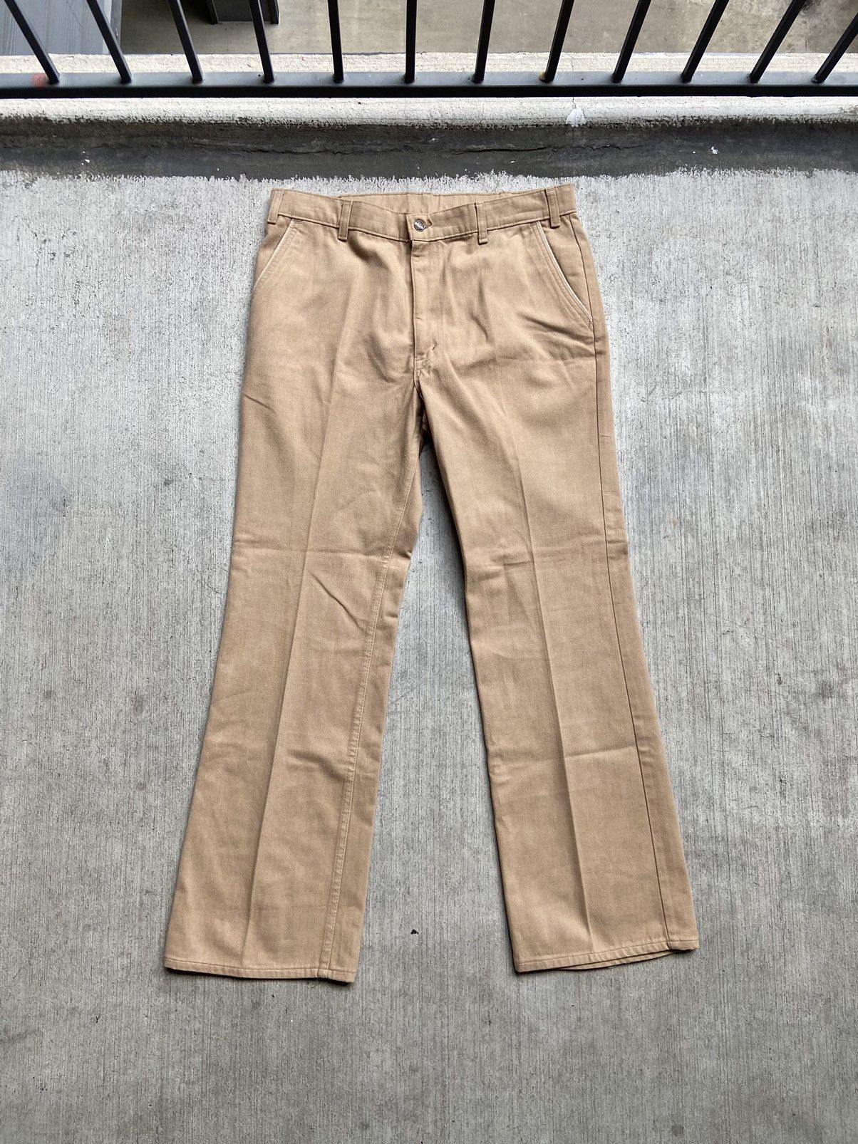 Levi's × Vintage Vintage 80’s Era Levi’s Brown Tab Boot Cut Flare Jeans Pants Size US 36 / EU 52 - 1 Thumbnail