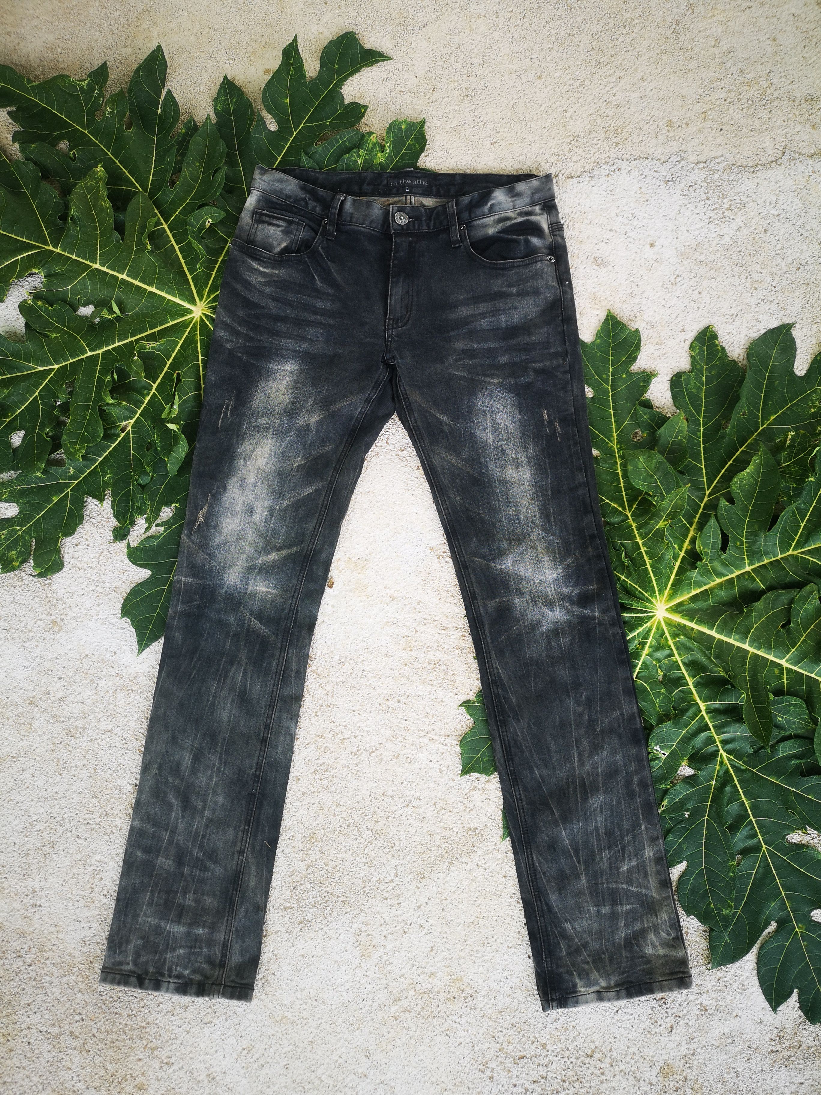 In The Attic In the attic Distressed Denim Stone Wash Size US 31 - 1 Thumbnail