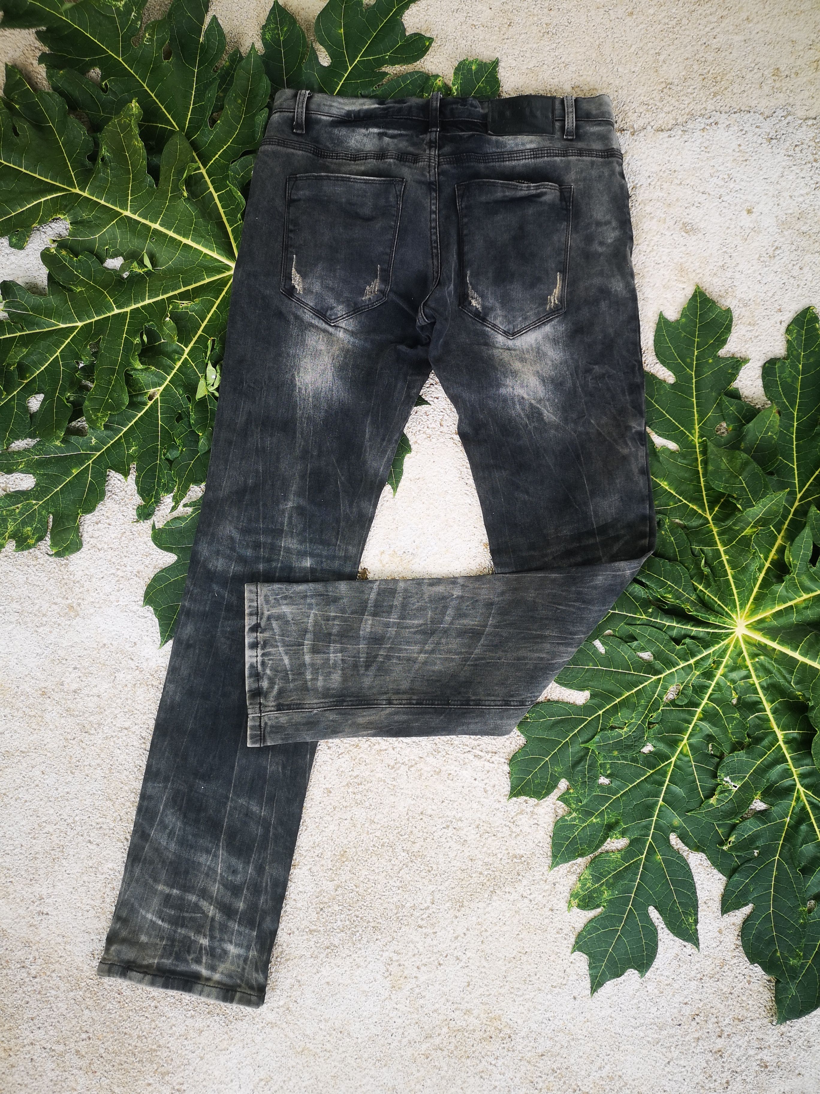 In The Attic In the attic Distressed Denim Stone Wash Size US 31 - 3 Thumbnail
