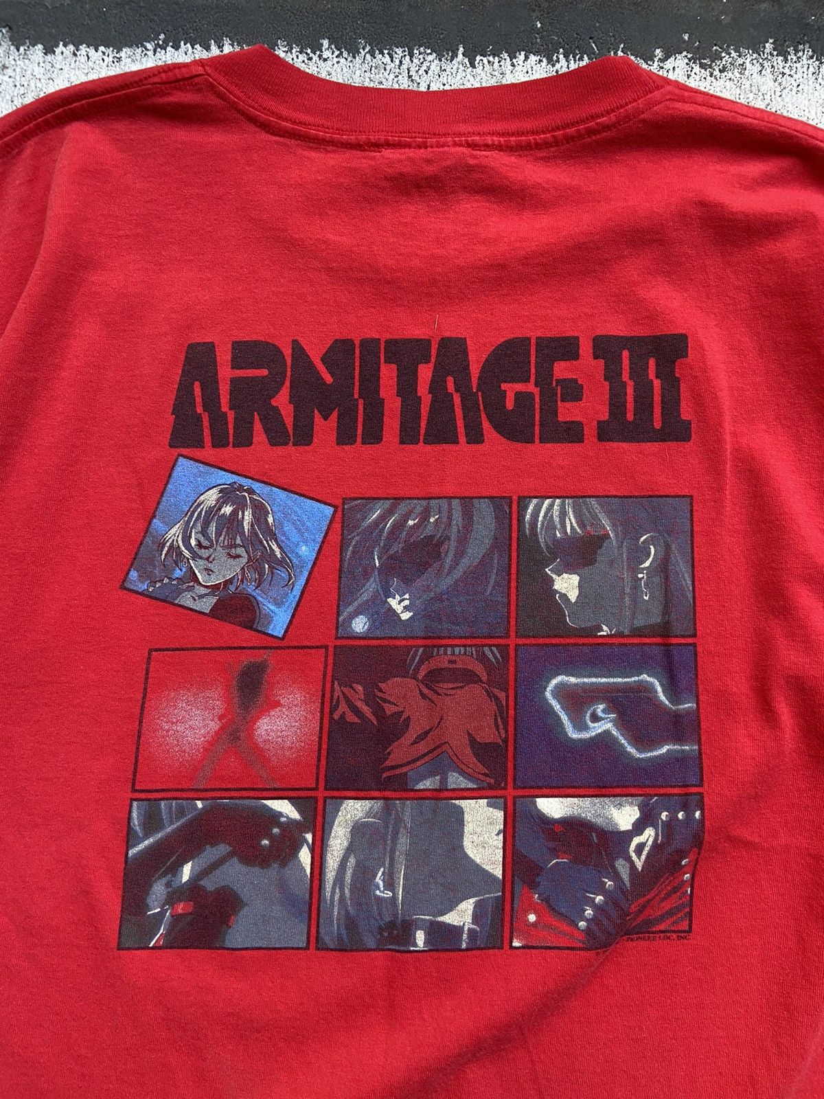 Vintage Vintage 1995 Armitage iii Anime Red T-Shirt Armitage 3 XL Size US XL / EU 56 / 4 - 5 Thumbnail