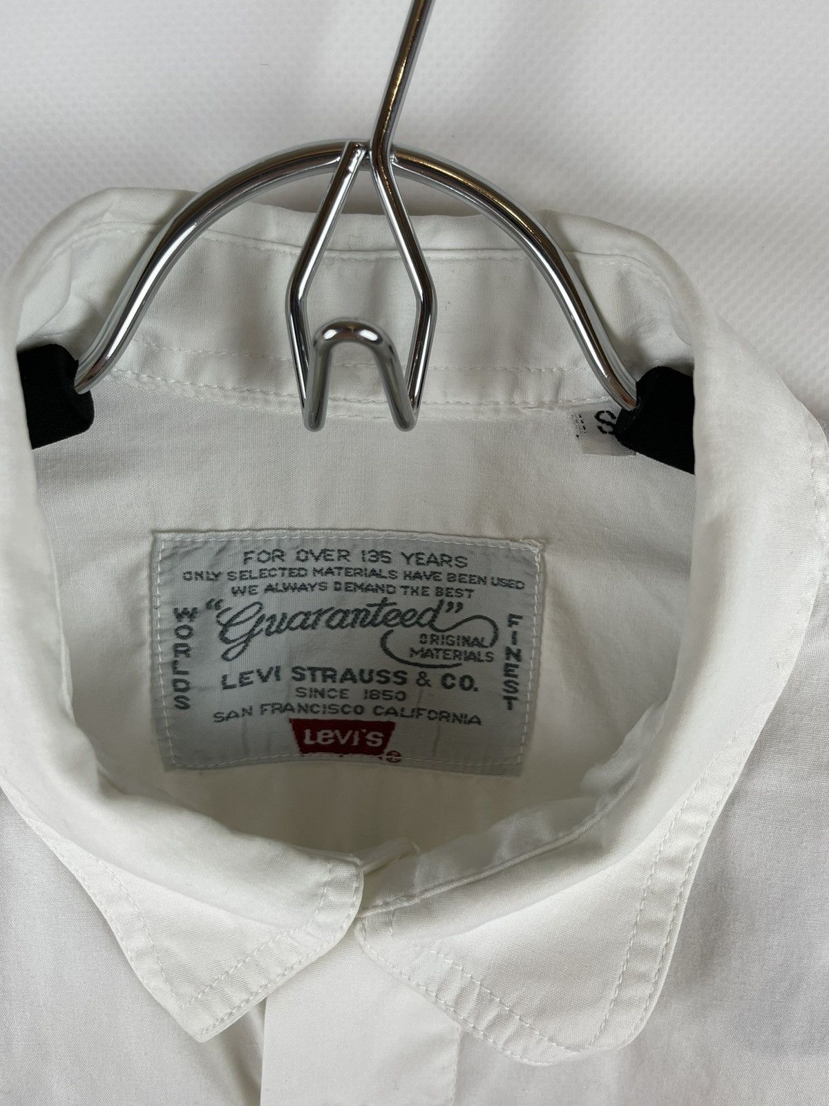 Levi's Levi’s vintage 80s 90s white logo short sleeve shirt Size US S / EU 44-46 / 1 - 7 Thumbnail