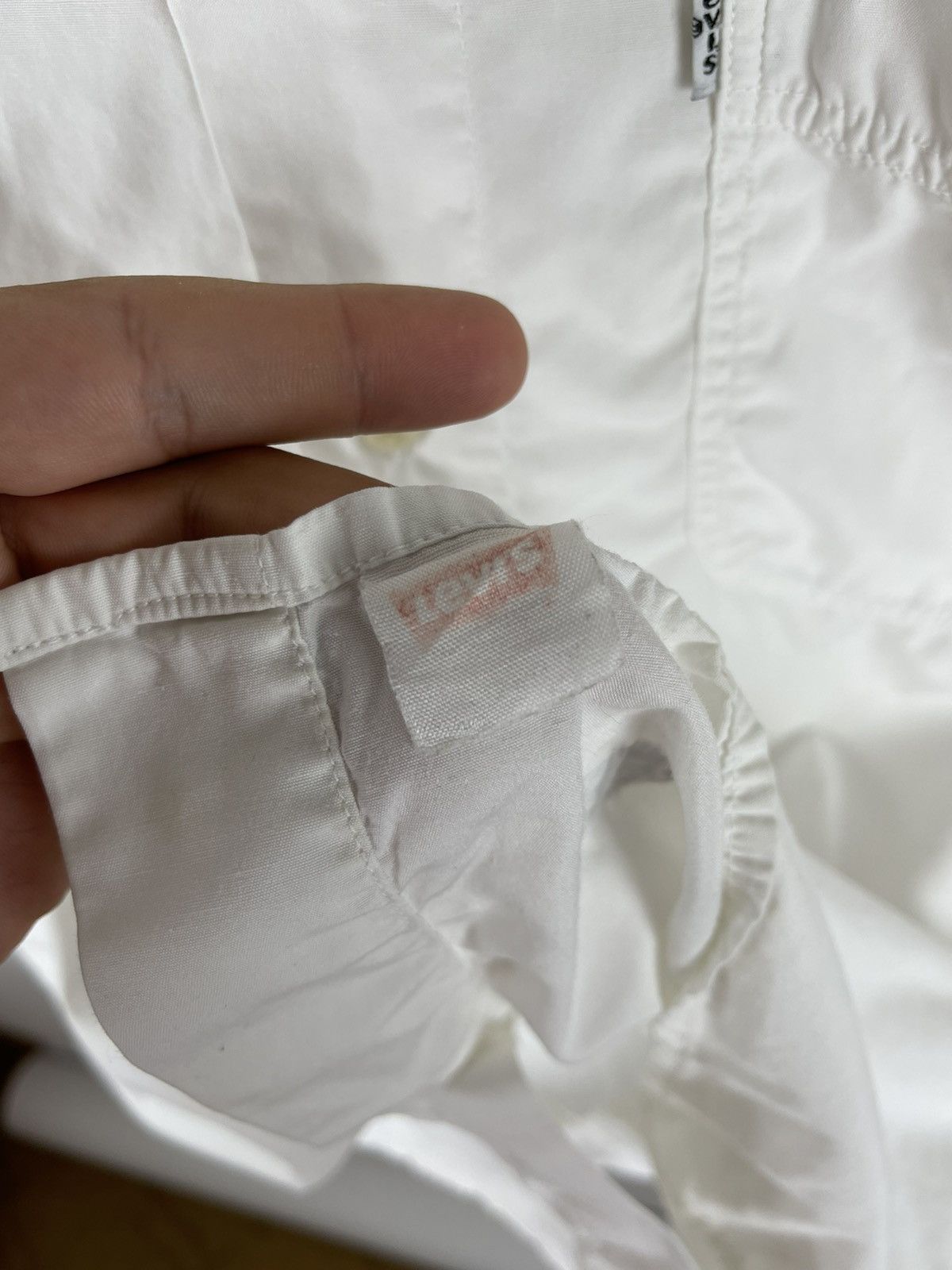 Levi's Levi’s vintage 80s 90s white logo short sleeve shirt Size US S / EU 44-46 / 1 - 8 Thumbnail
