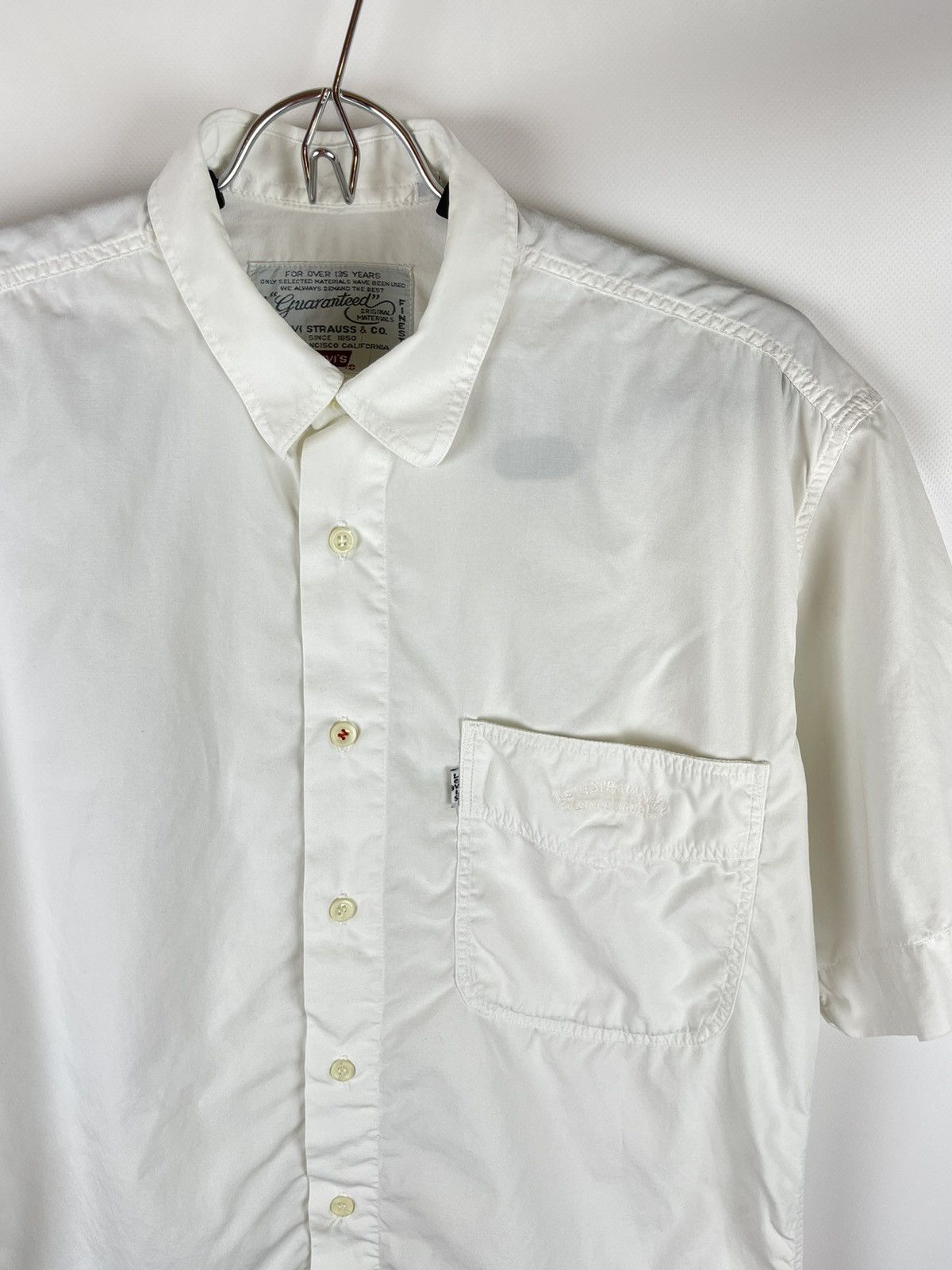 Levi's Levi’s vintage 80s 90s white logo short sleeve shirt Size US S / EU 44-46 / 1 - 2 Thumbnail
